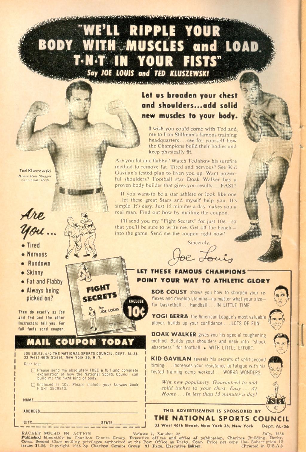 Read online Racket Squad in Action comic -  Issue #22 - 2