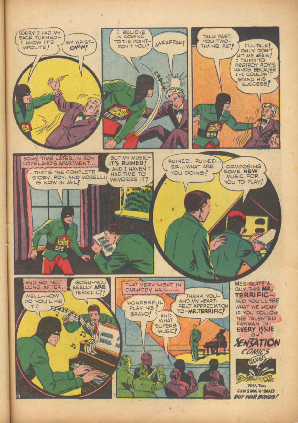 Read online Sensation (Mystery) Comics comic -  Issue #24 - 47