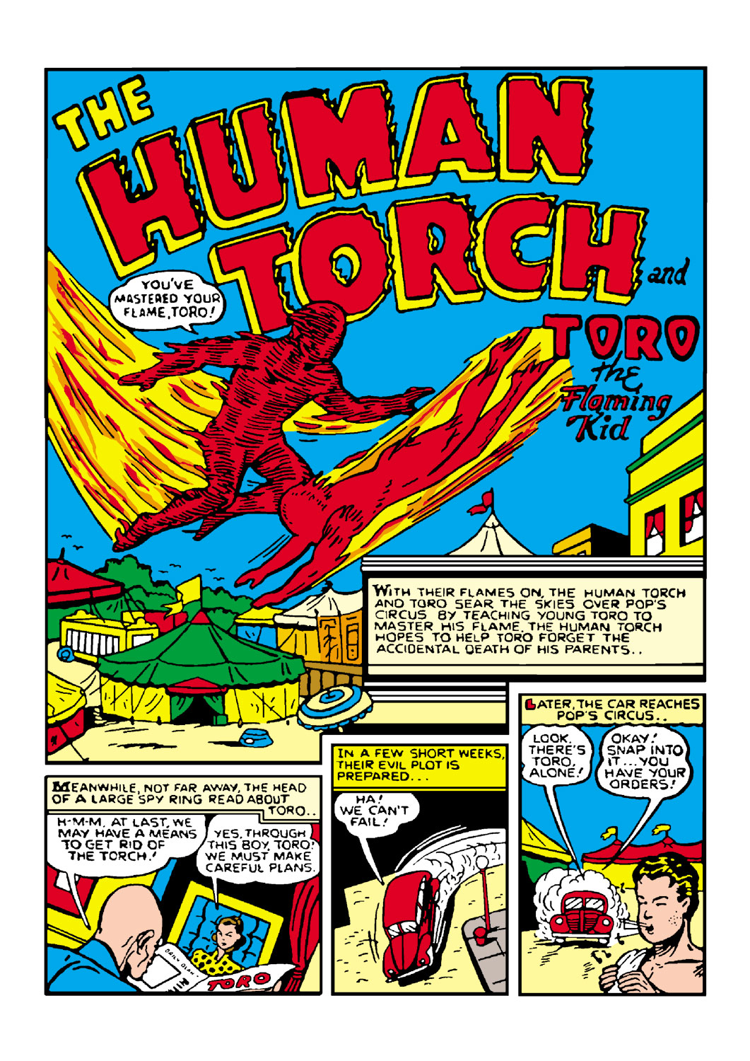 Read online The Human Torch (1940) comic -  Issue #3 - 4