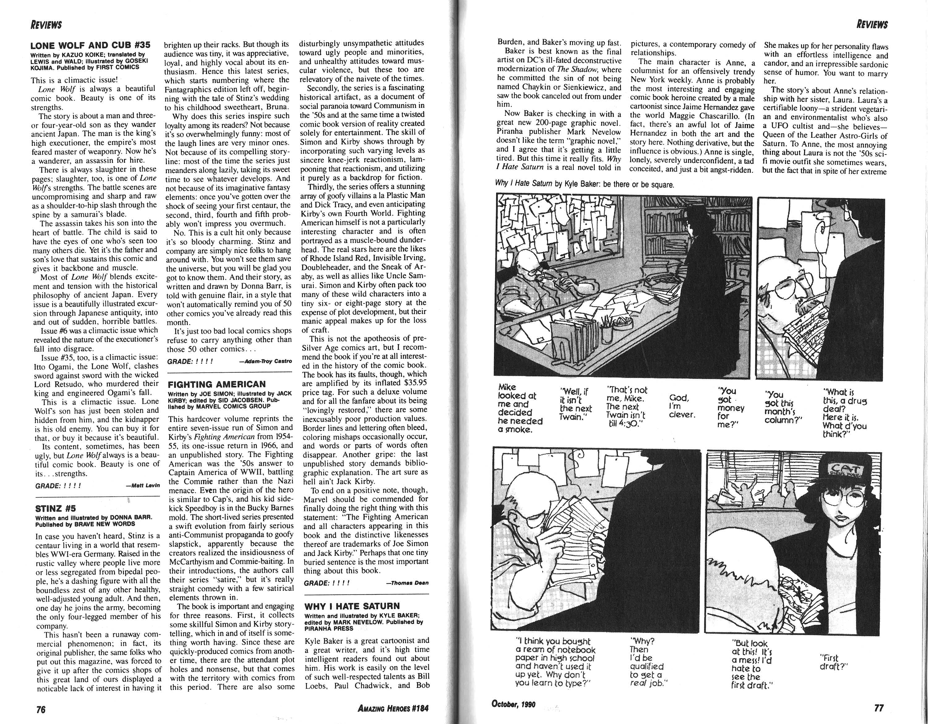 Read online Amazing Heroes comic -  Issue #184 - 55