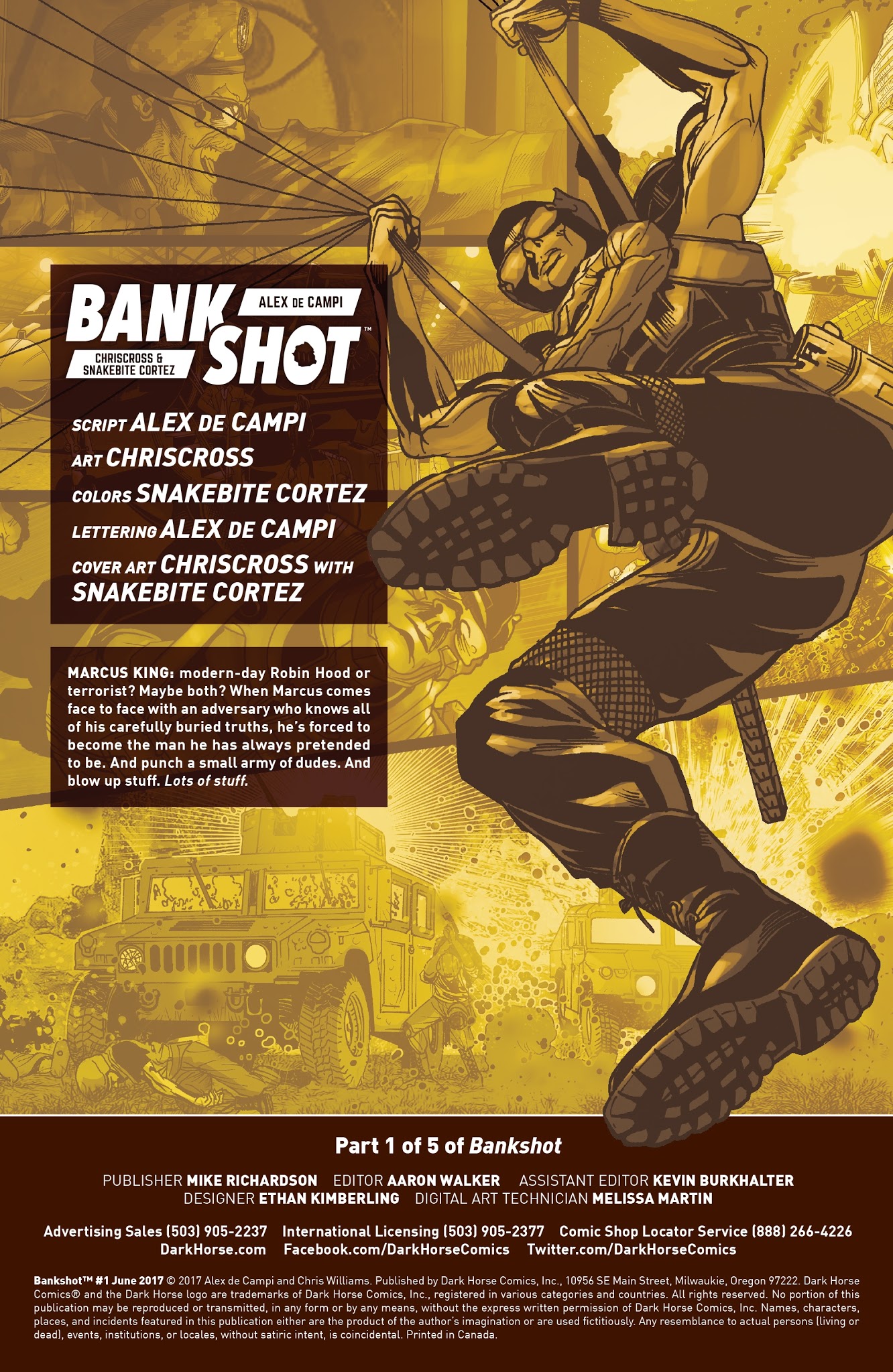 Read online Bankshot comic -  Issue #1 - 2