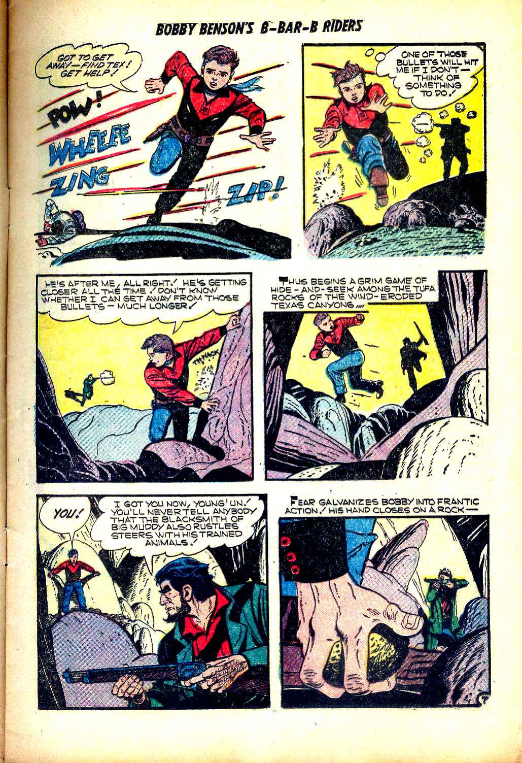 Read online Bobby Benson's B-Bar-B Riders comic -  Issue #17 - 9