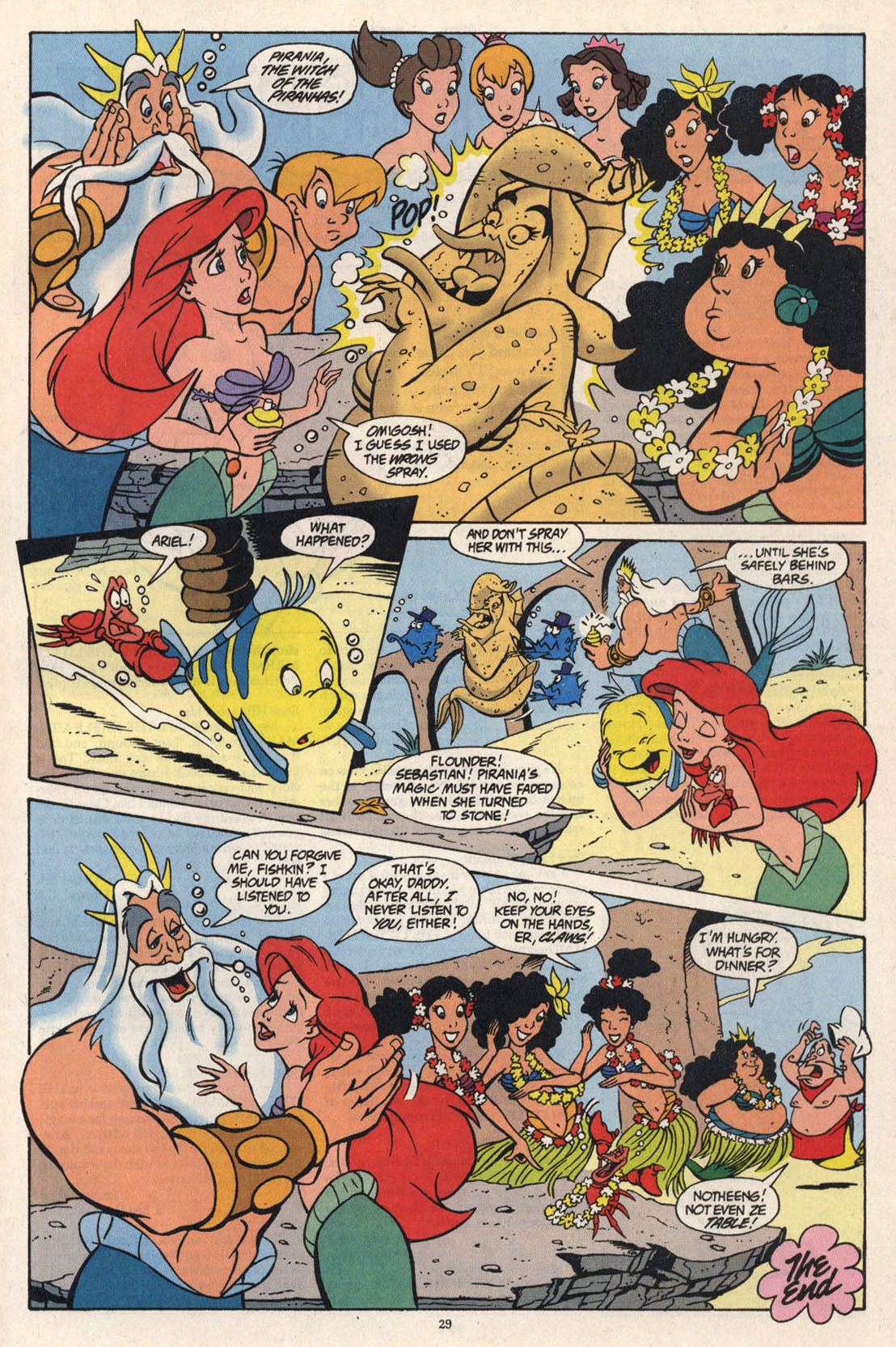 Read online Disney's The Little Mermaid comic -  Issue #11 - 28