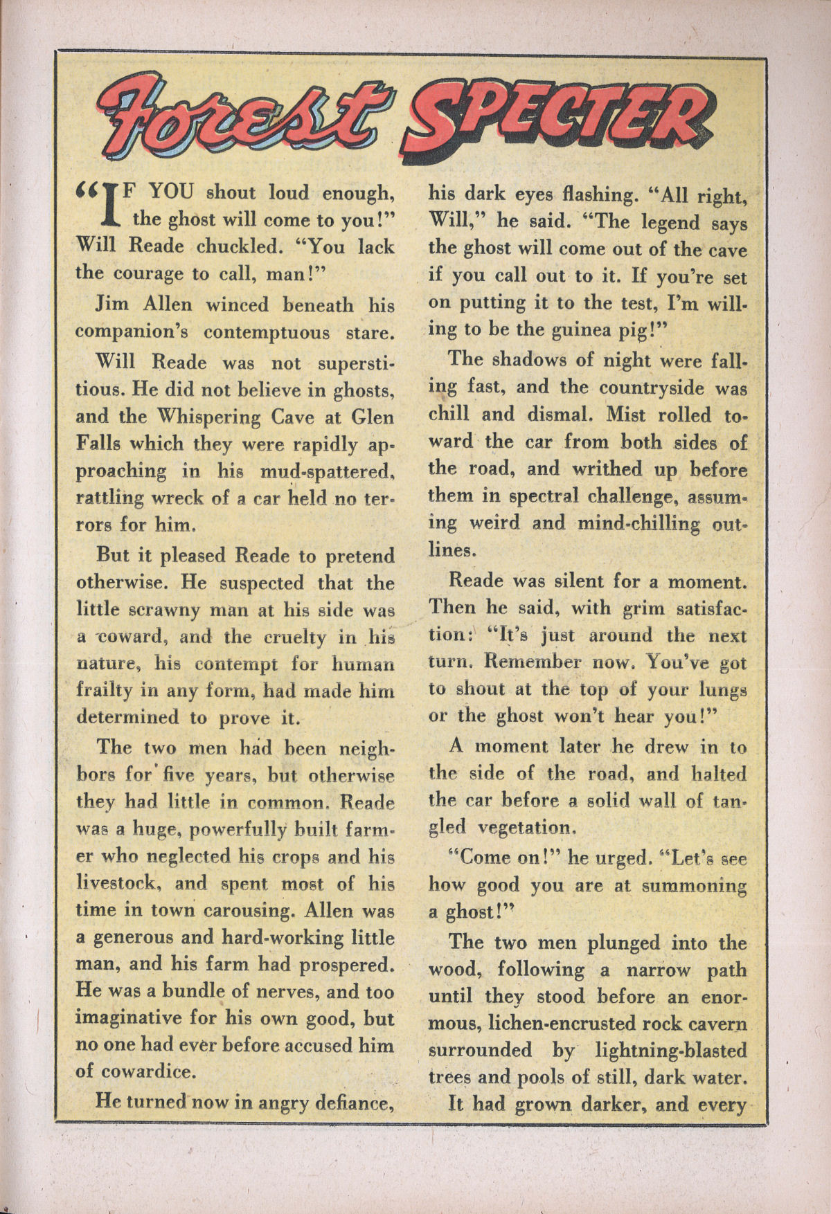 Read online Adventures Into The Unknown comic -  Issue #33 - 33
