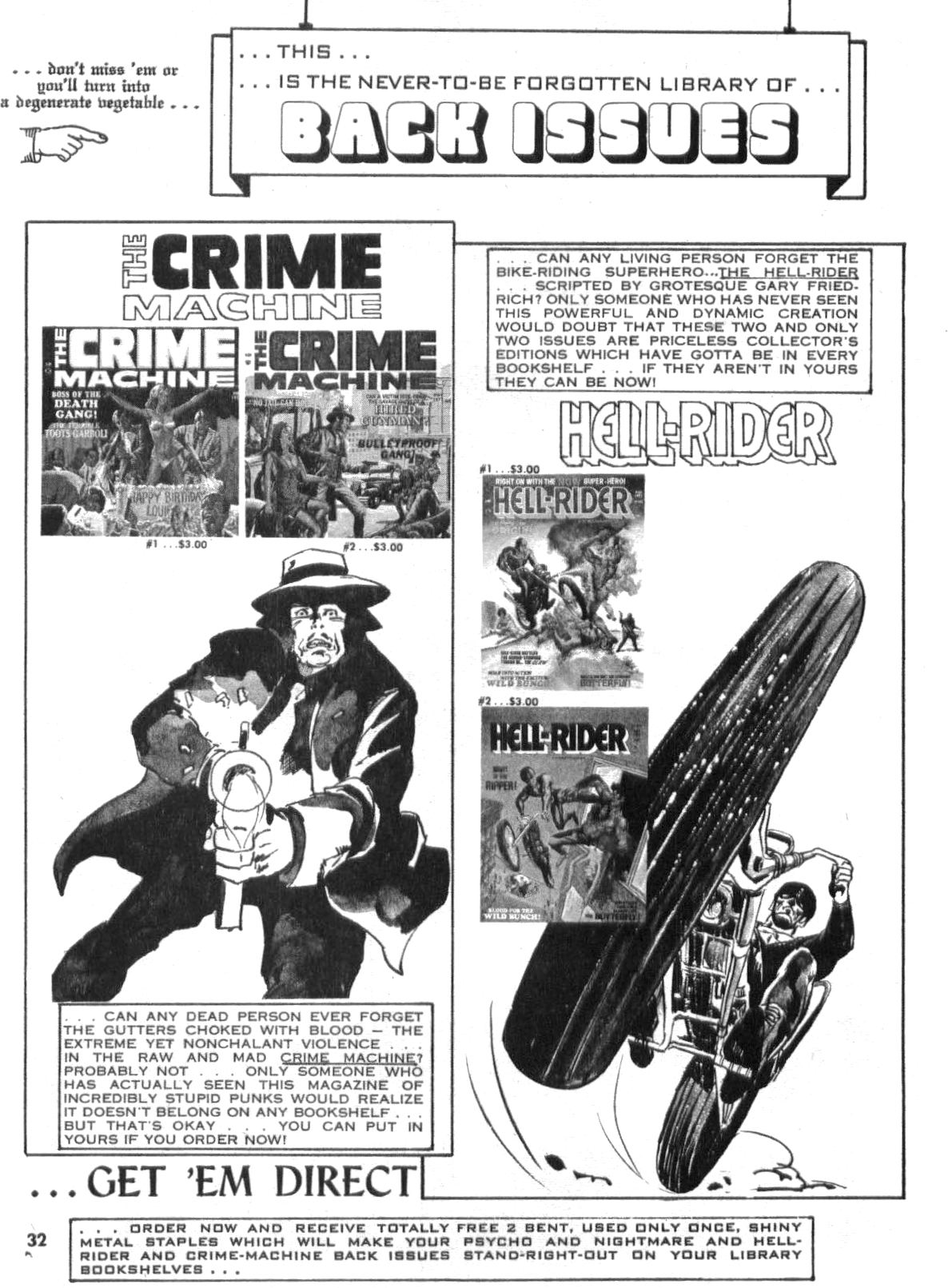 Read online Psycho comic -  Issue #13 - 32
