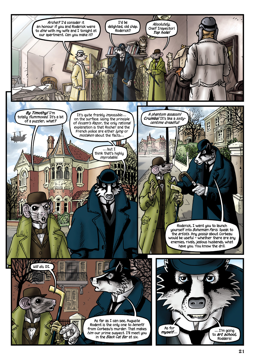 Read online Grandville comic -  Issue # Vol. 3 Bete Noire - 24