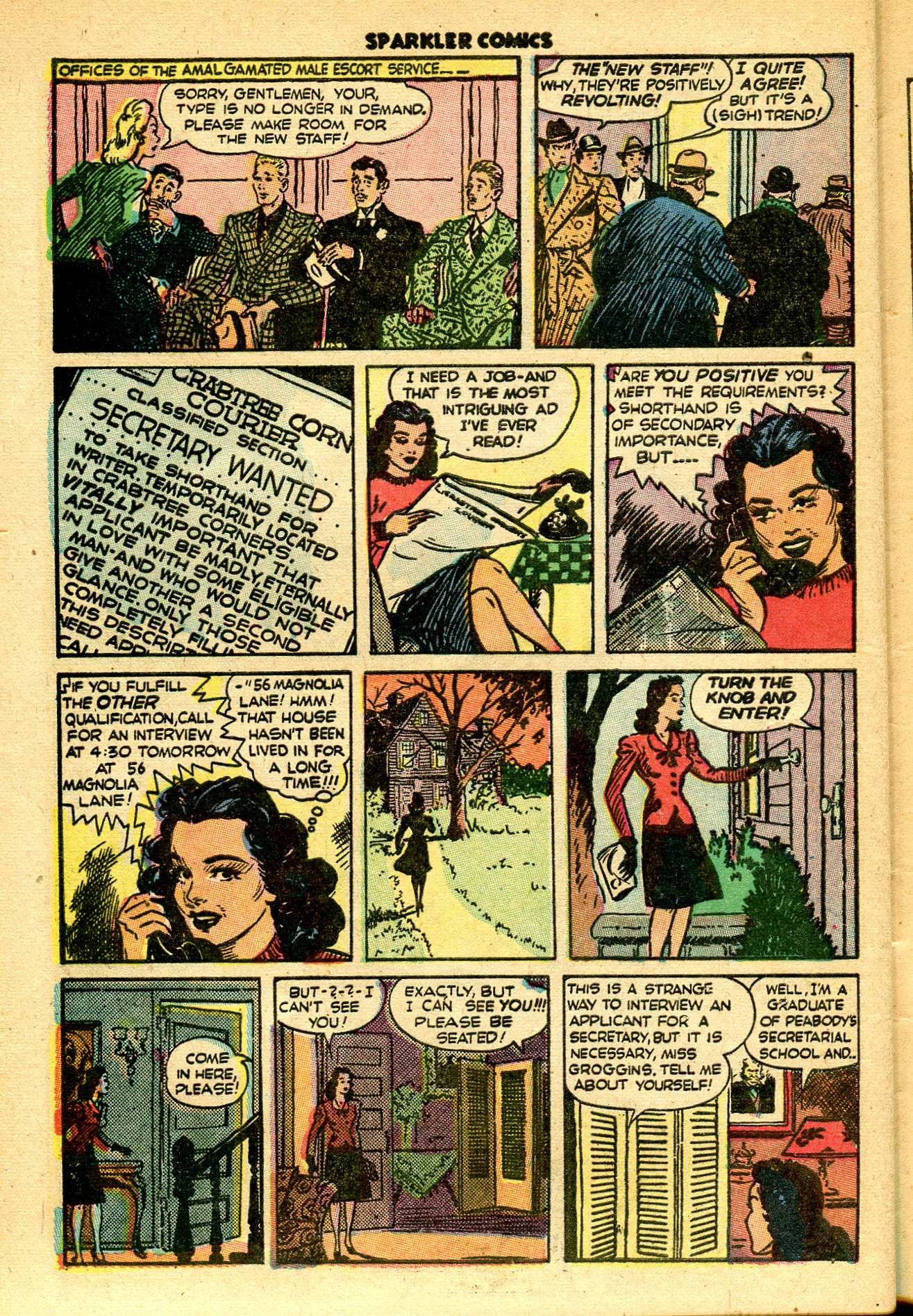 Read online Sparkler Comics comic -  Issue #64 - 40