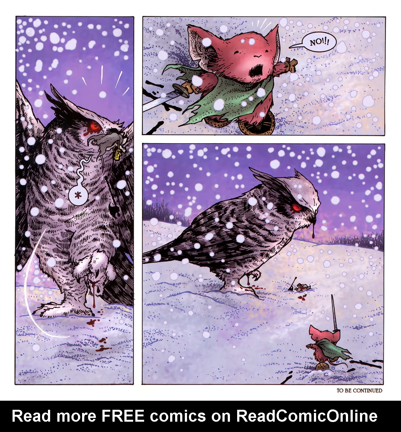 Read online Mouse Guard: Winter 1152 comic -  Issue #5 - 25