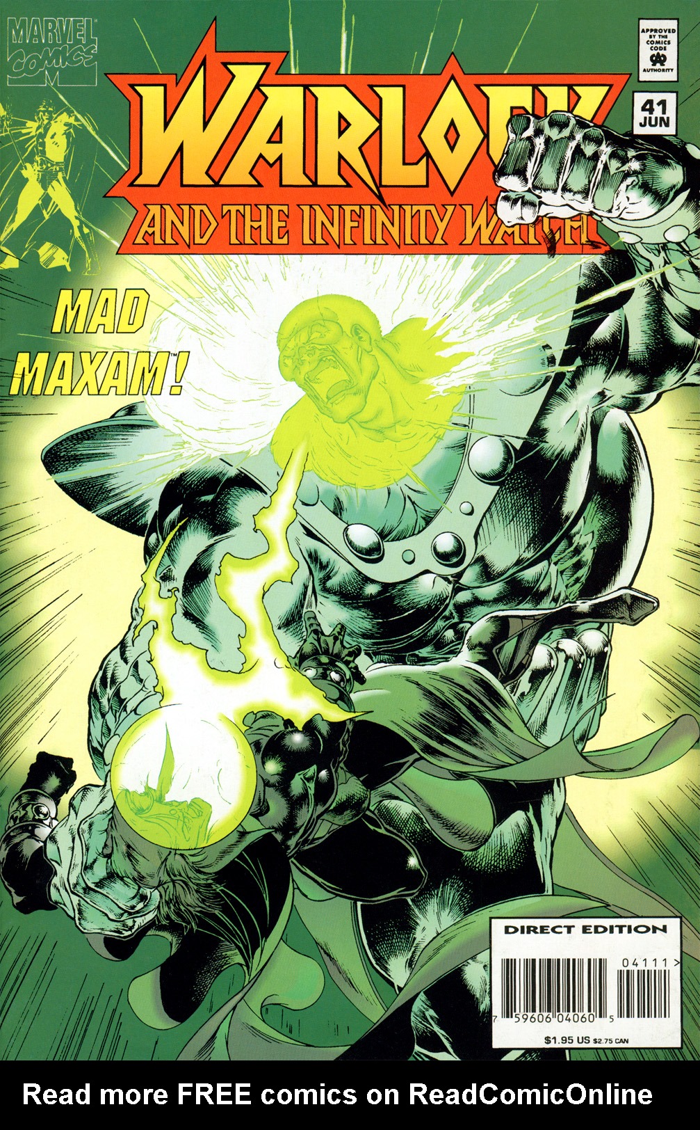 Read online Warlock and the Infinity Watch comic -  Issue #41 - 1