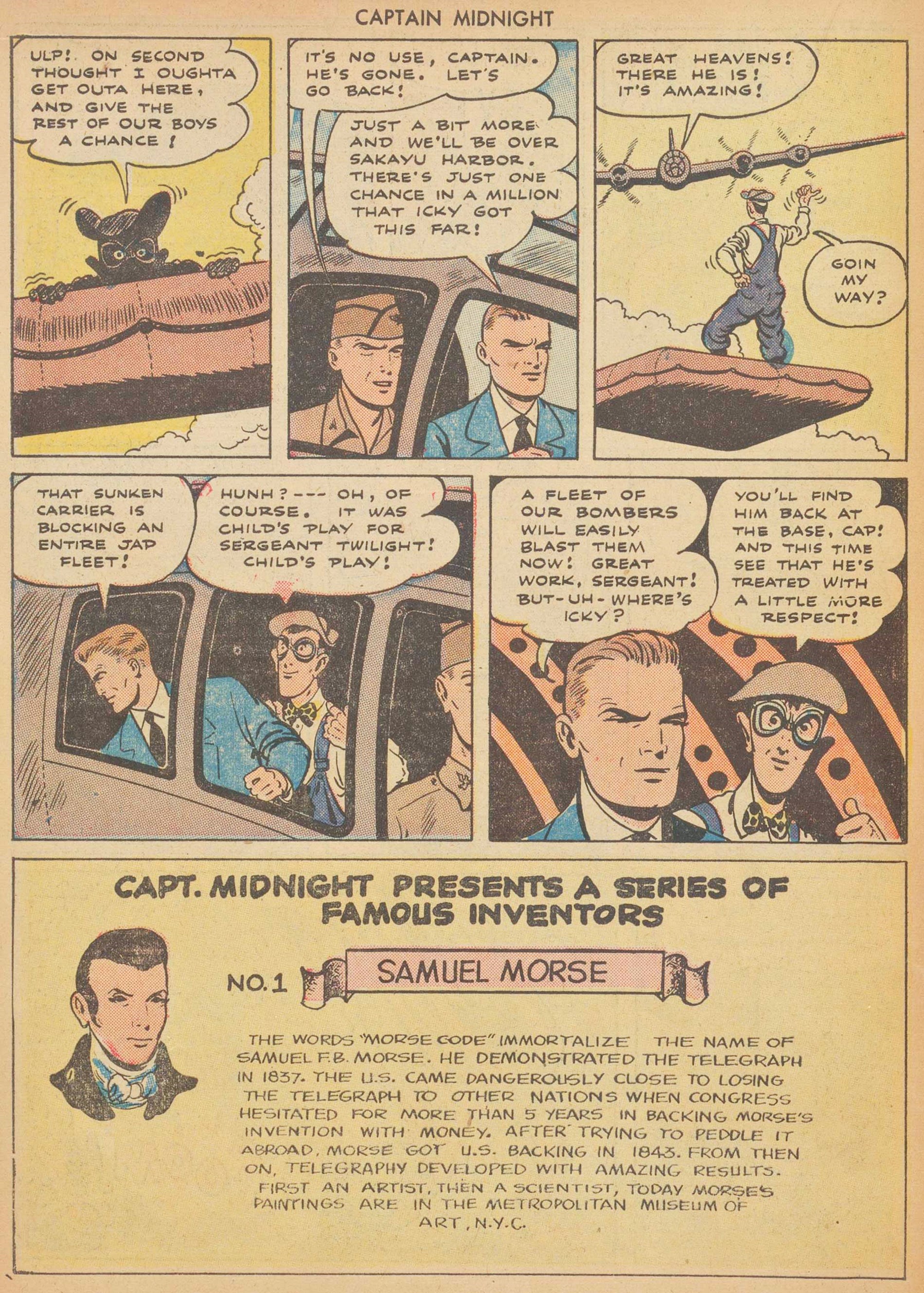 Read online Captain Midnight (1942) comic -  Issue #27 - 22