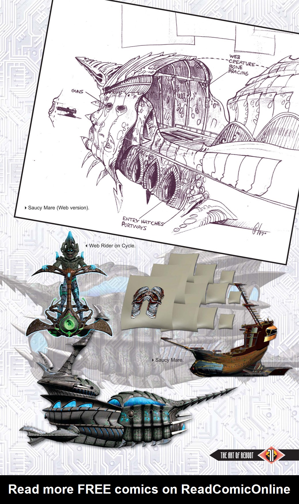 Read online The Art of Reboot comic -  Issue # TPB - 70