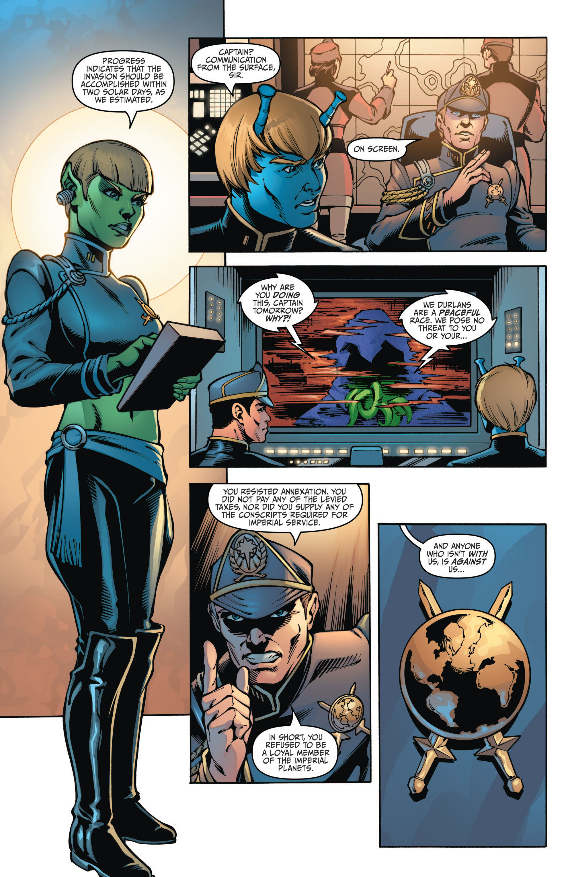 Read online Star Trek/Legion of Super-Heroes comic -  Issue #1 - 10