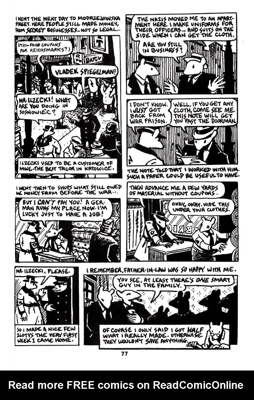 Read online Maus: A Survivor's Tale comic -  Issue # TPB 1 - 71