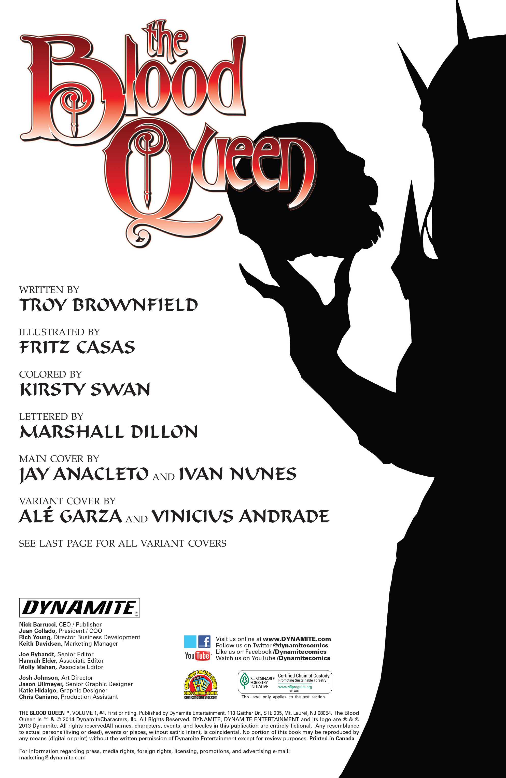 Read online The Blood Queen comic -  Issue #4 - 2