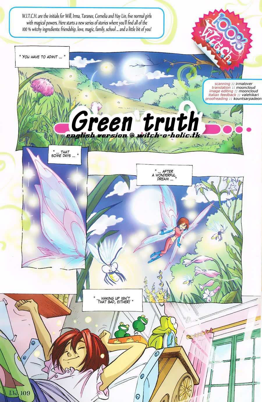 Read online W.i.t.c.h. comic -  Issue #109 - 1