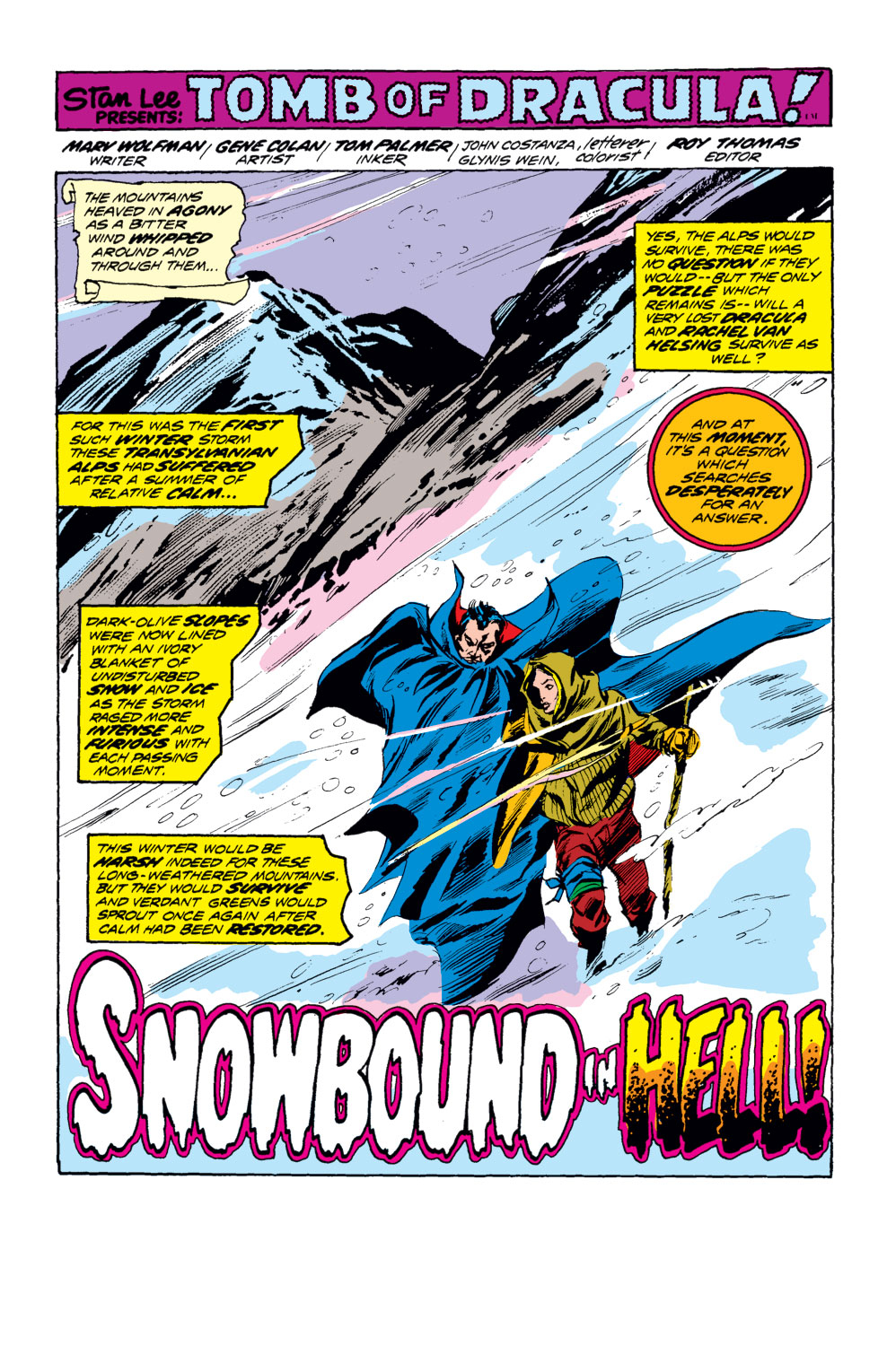 Read online Tomb of Dracula (1972) comic -  Issue #19 - 2