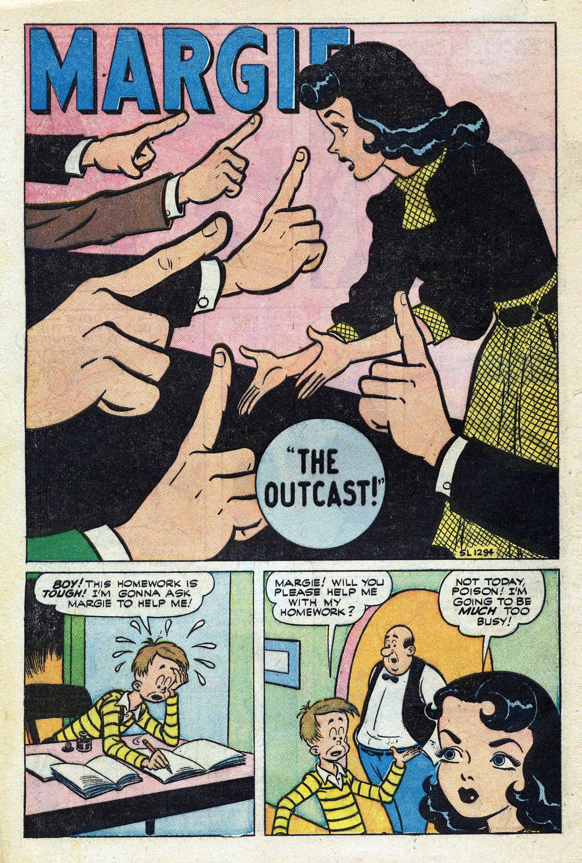 Read online Margie Comics comic -  Issue #36 - 42