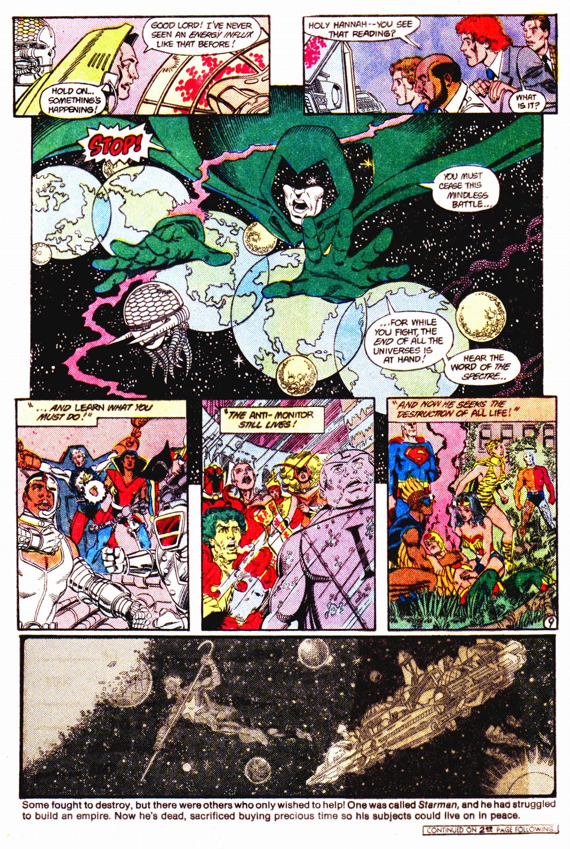 Read online Crisis on Infinite Earths (1985) comic -  Issue #10 - 10