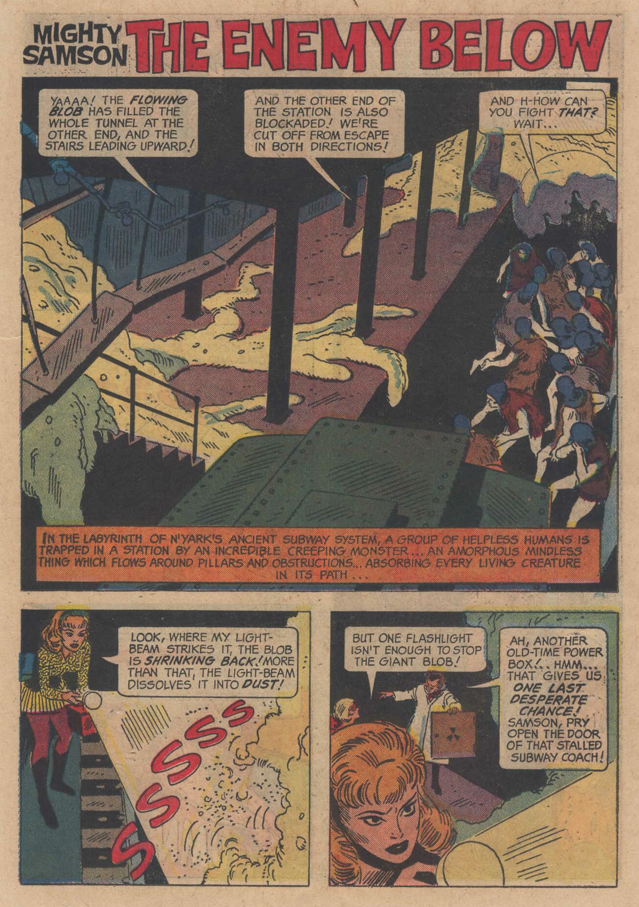 Read online Mighty Samson (1964) comic -  Issue #7 - 23