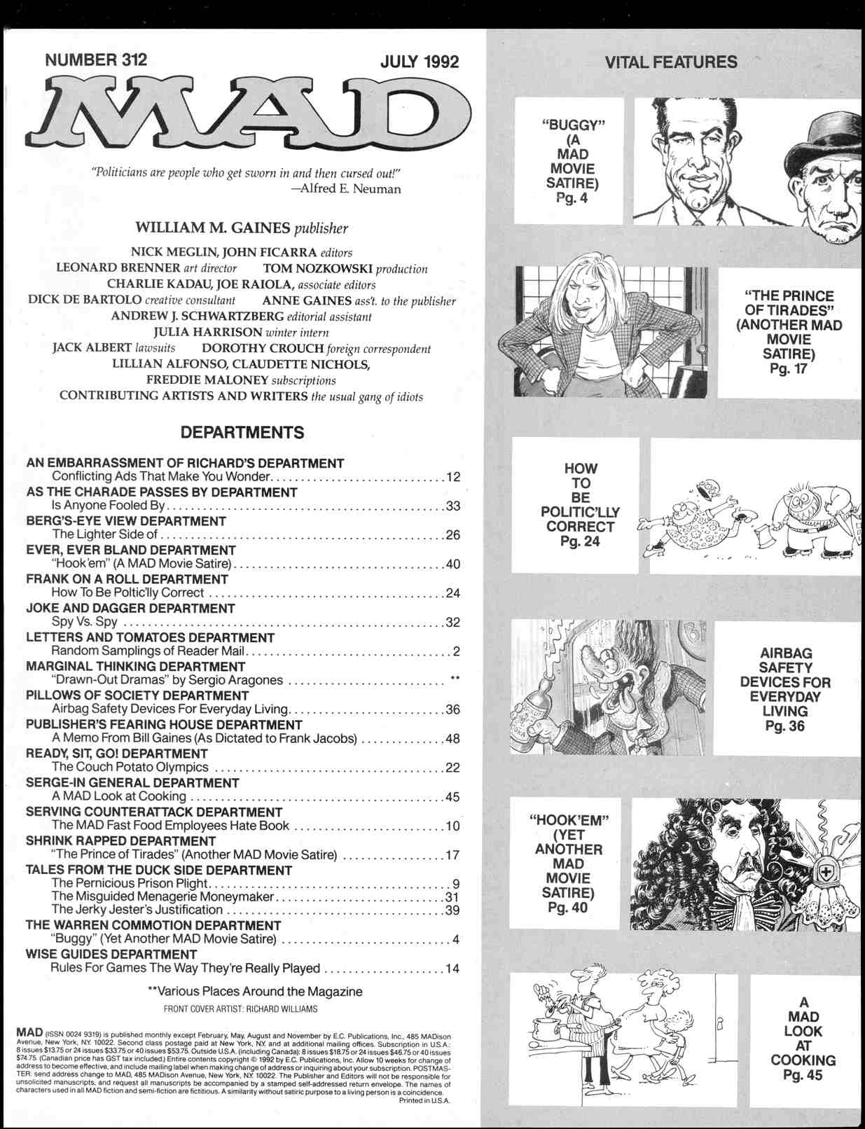 Read online MAD comic -  Issue #312 - 3
