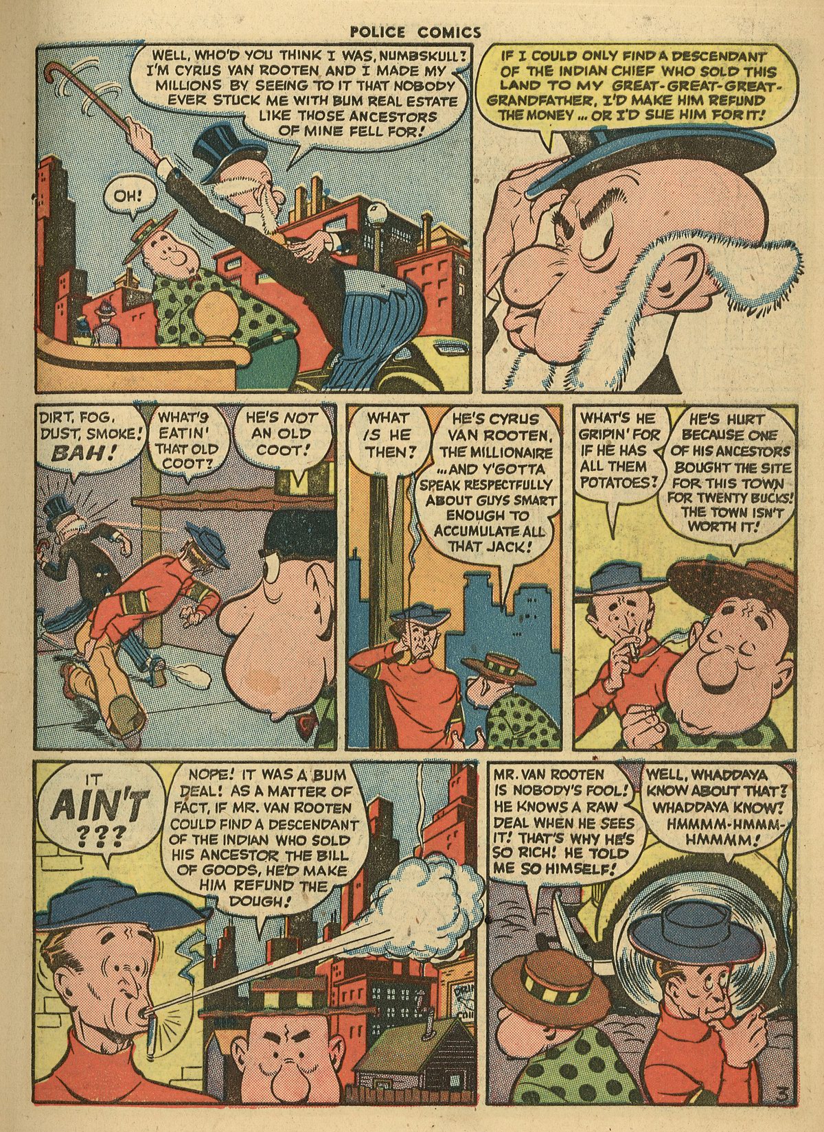 Read online Police Comics comic -  Issue #45 - 5