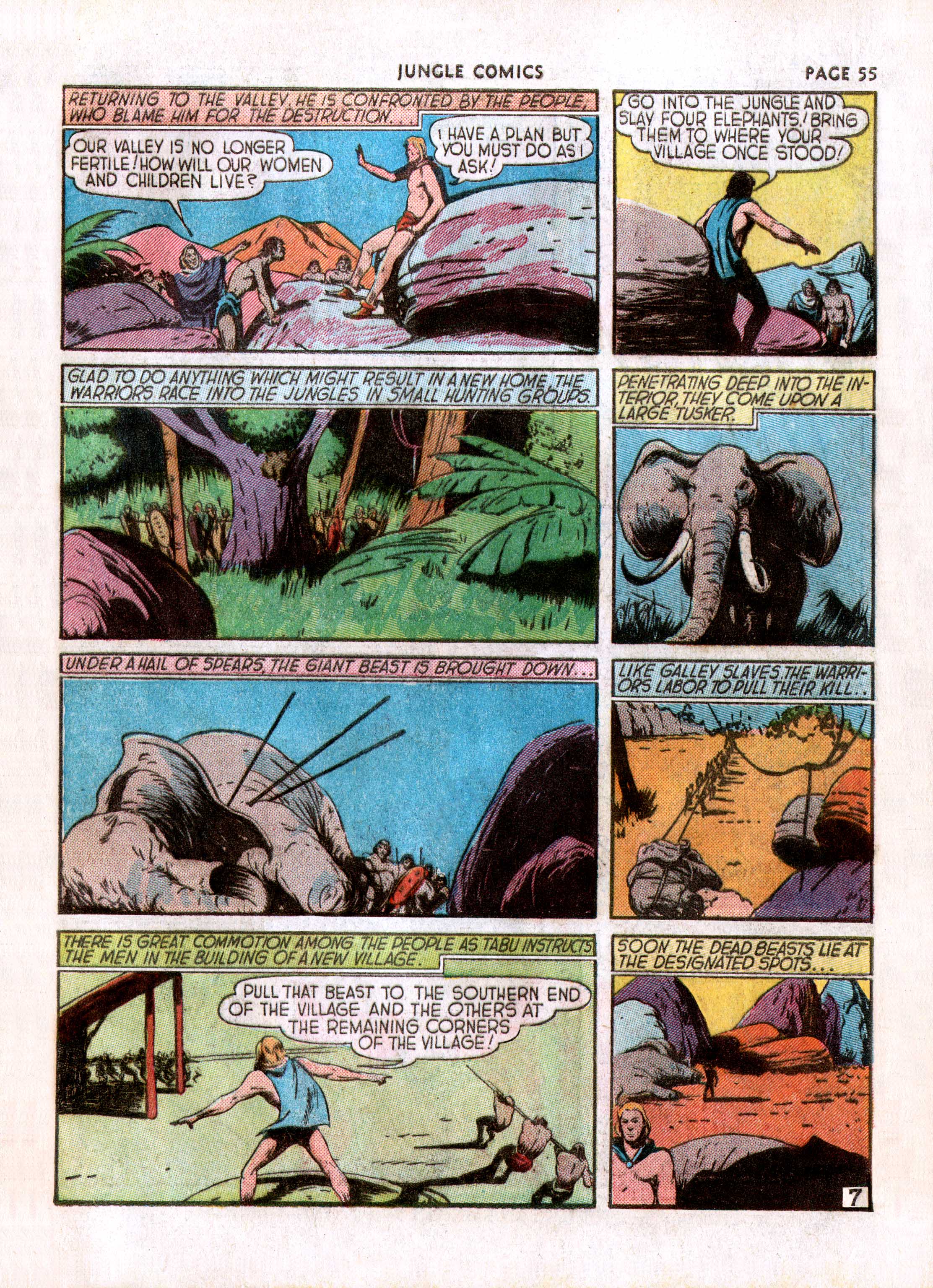 Read online Jungle Comics comic -  Issue #7 - 57