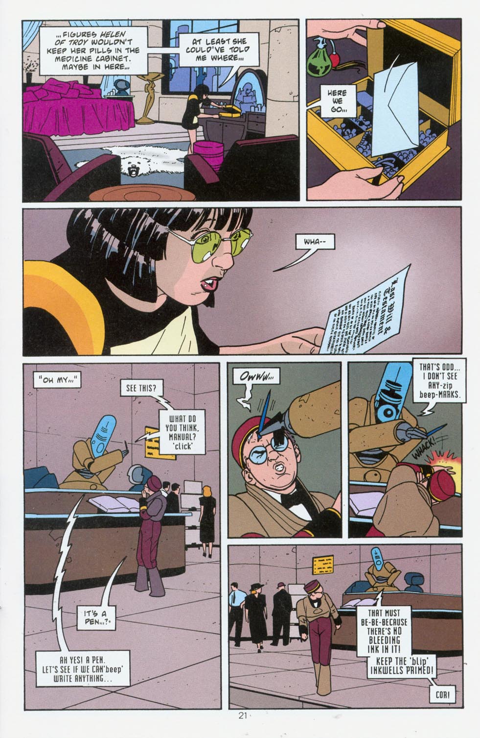 Read online Terminal City: Aerial Graffiti comic -  Issue #3 - 22