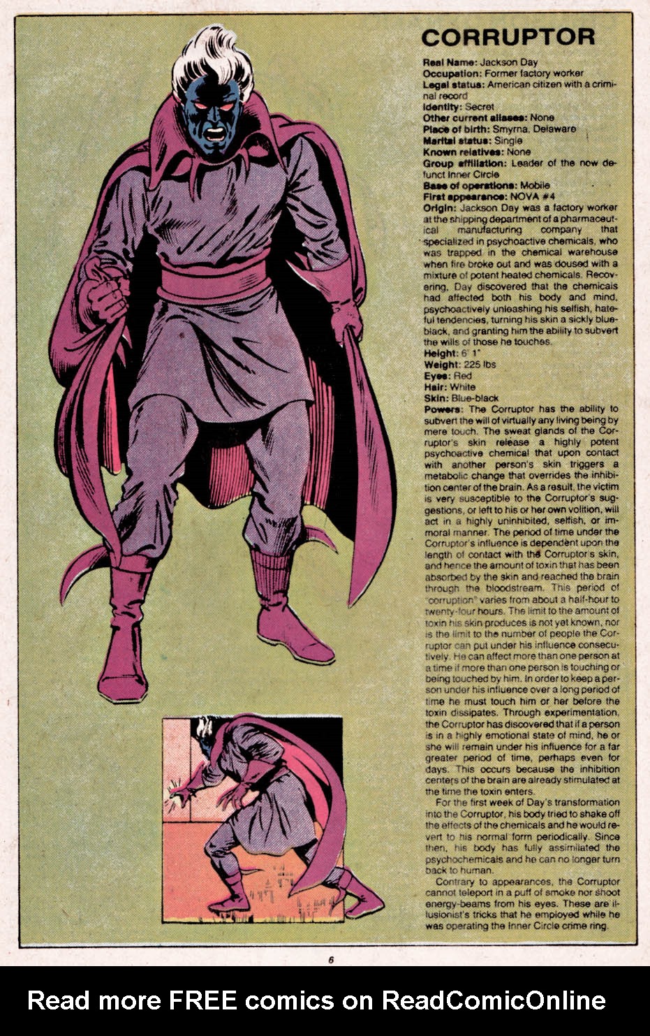 Read online The Official Handbook of the Marvel Universe comic -  Issue #3 - 7