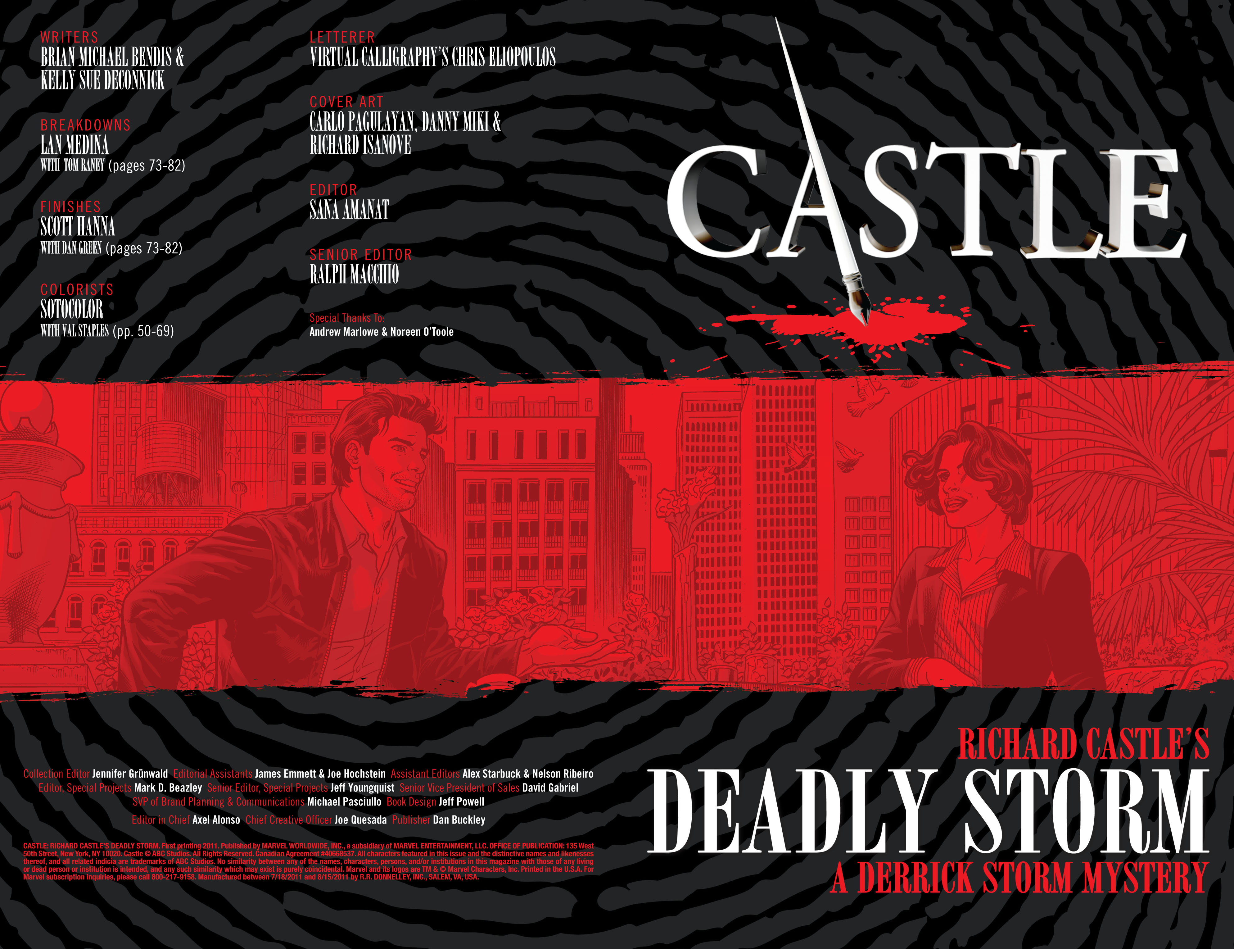 Read online Castle: Richard Castle's Deadly Storm comic -  Issue # TPB - 3