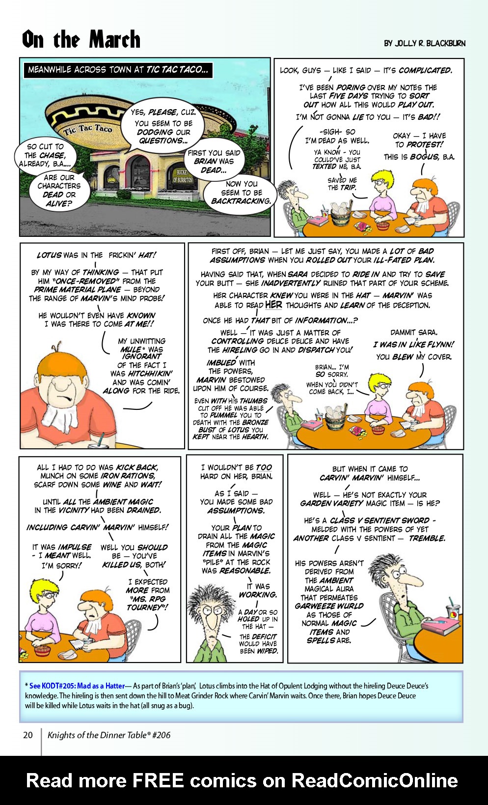 Read online Knights of the Dinner Table comic -  Issue #206 - 22