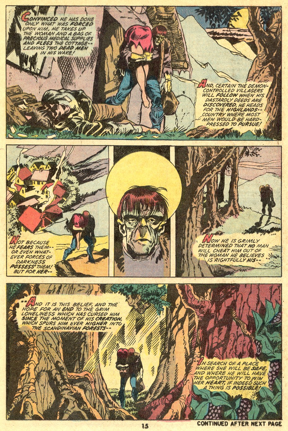 Read online Frankenstein (1973) comic -  Issue #5 - 12