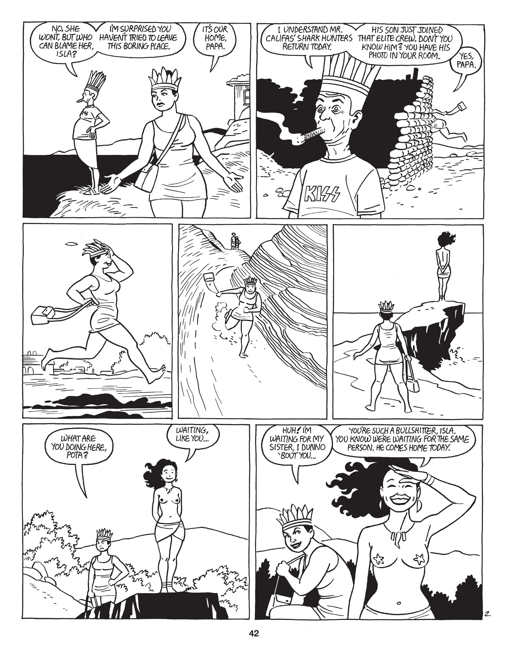 Read online Love and Rockets: New Stories comic -  Issue #8 - 45
