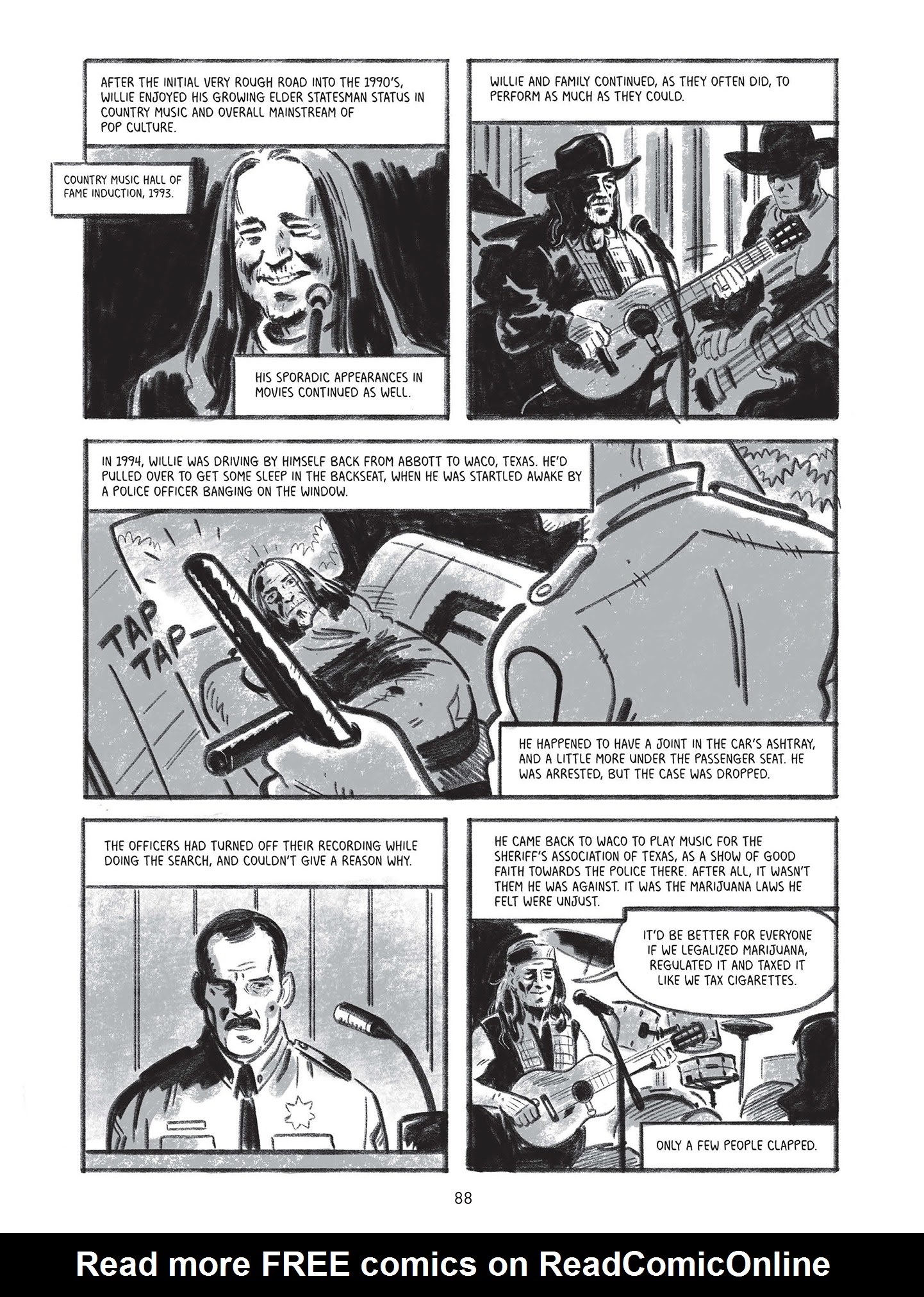 Read online Willie Nelson: A Graphic History comic -  Issue # TPB - 82