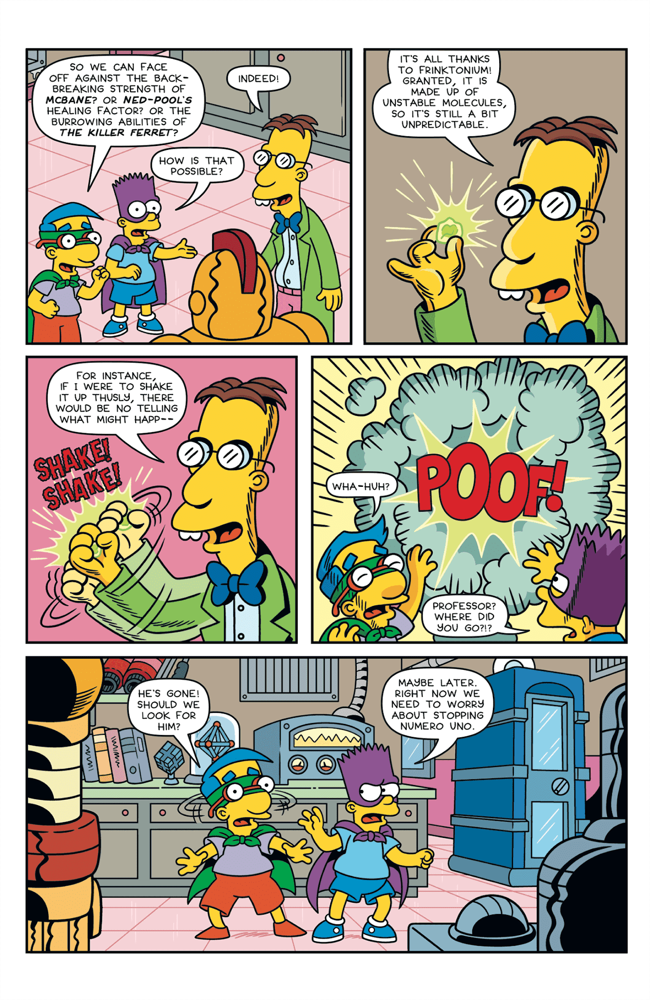 Read online Simpsons One-Shot Wonders: Bartman Spectacularly Super Secret Saga comic -  Issue #1 - 11