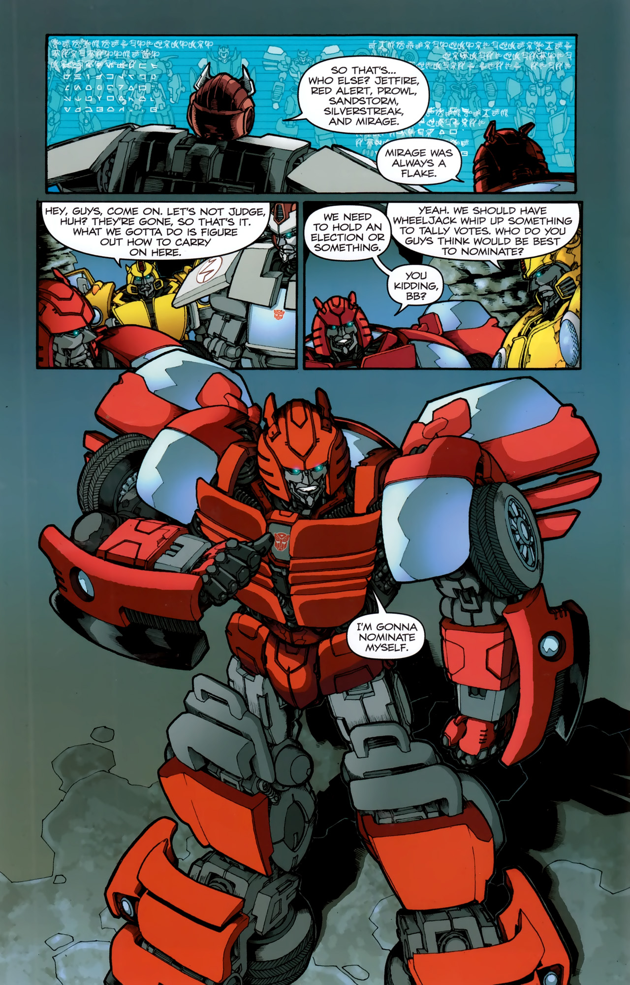 Read online The Transformers (2009) comic -  Issue #2 - 10