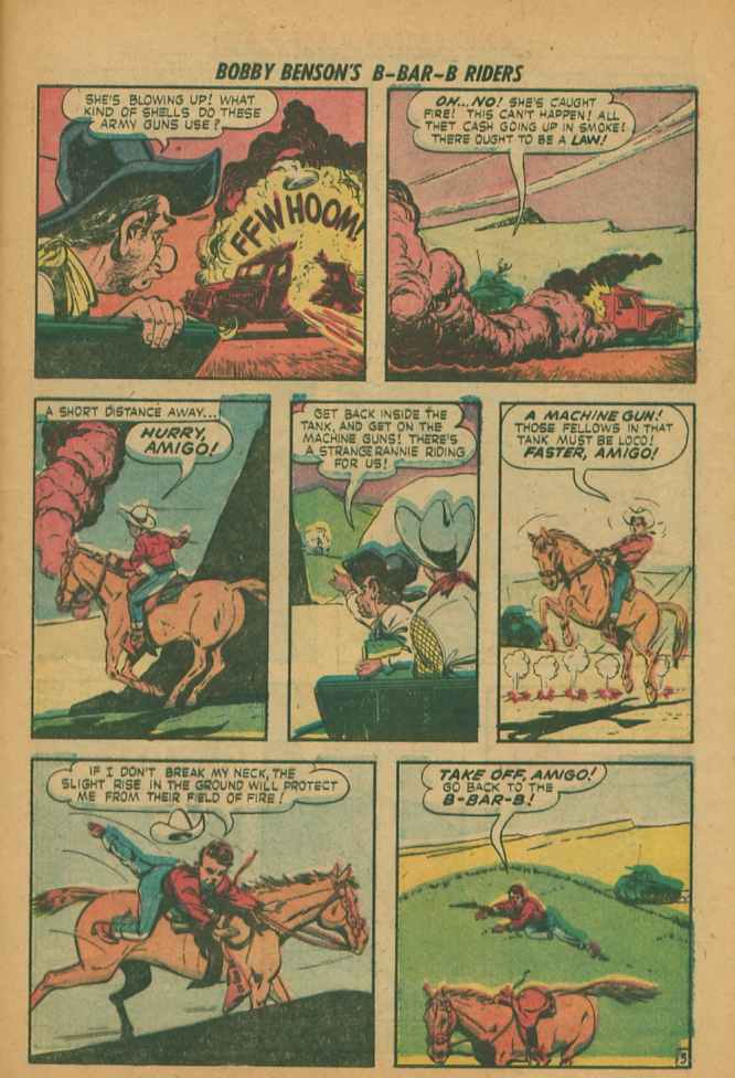 Read online Bobby Benson's B-Bar-B Riders comic -  Issue #12 - 7