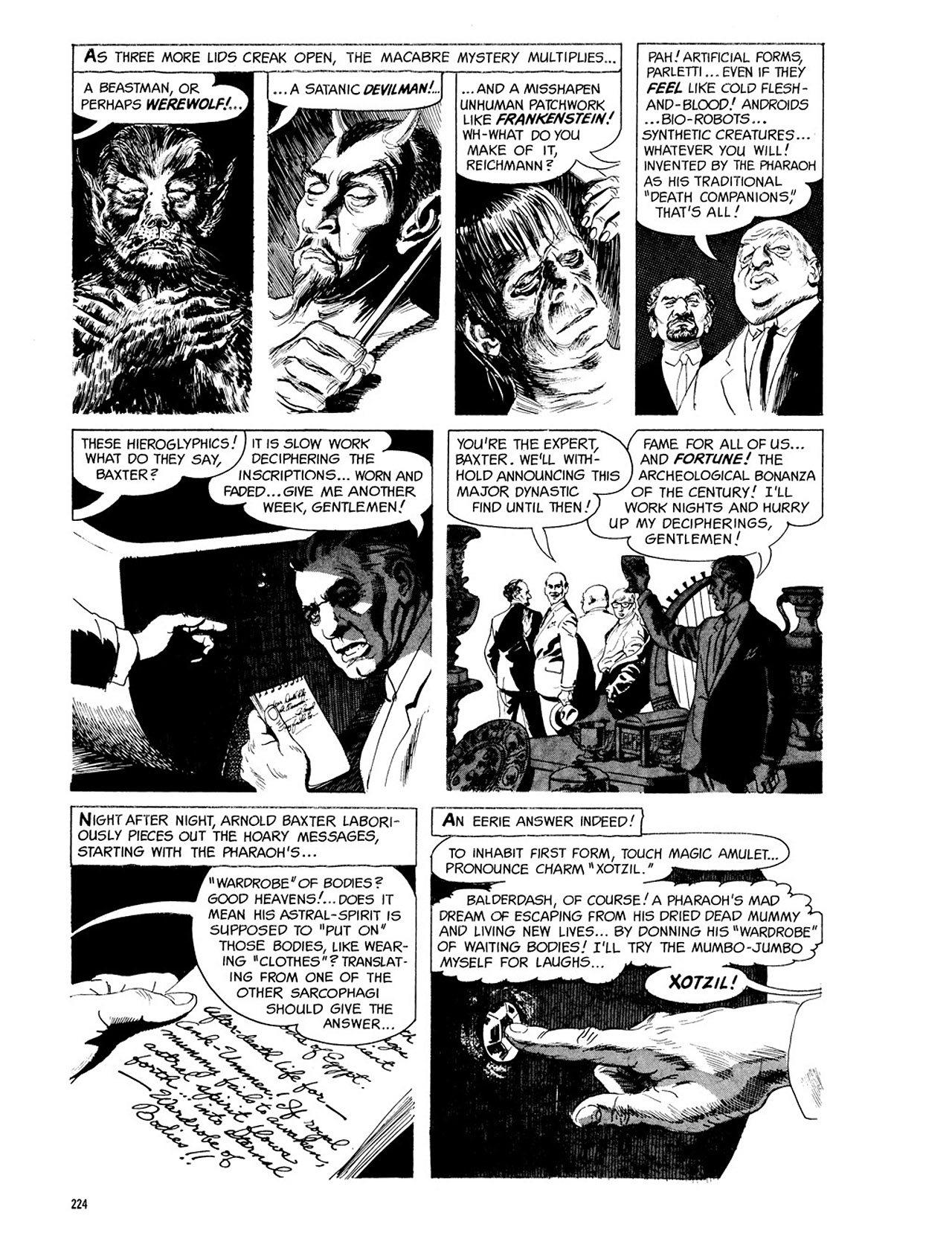 Read online Eerie Archives comic -  Issue # TPB 3 - 225