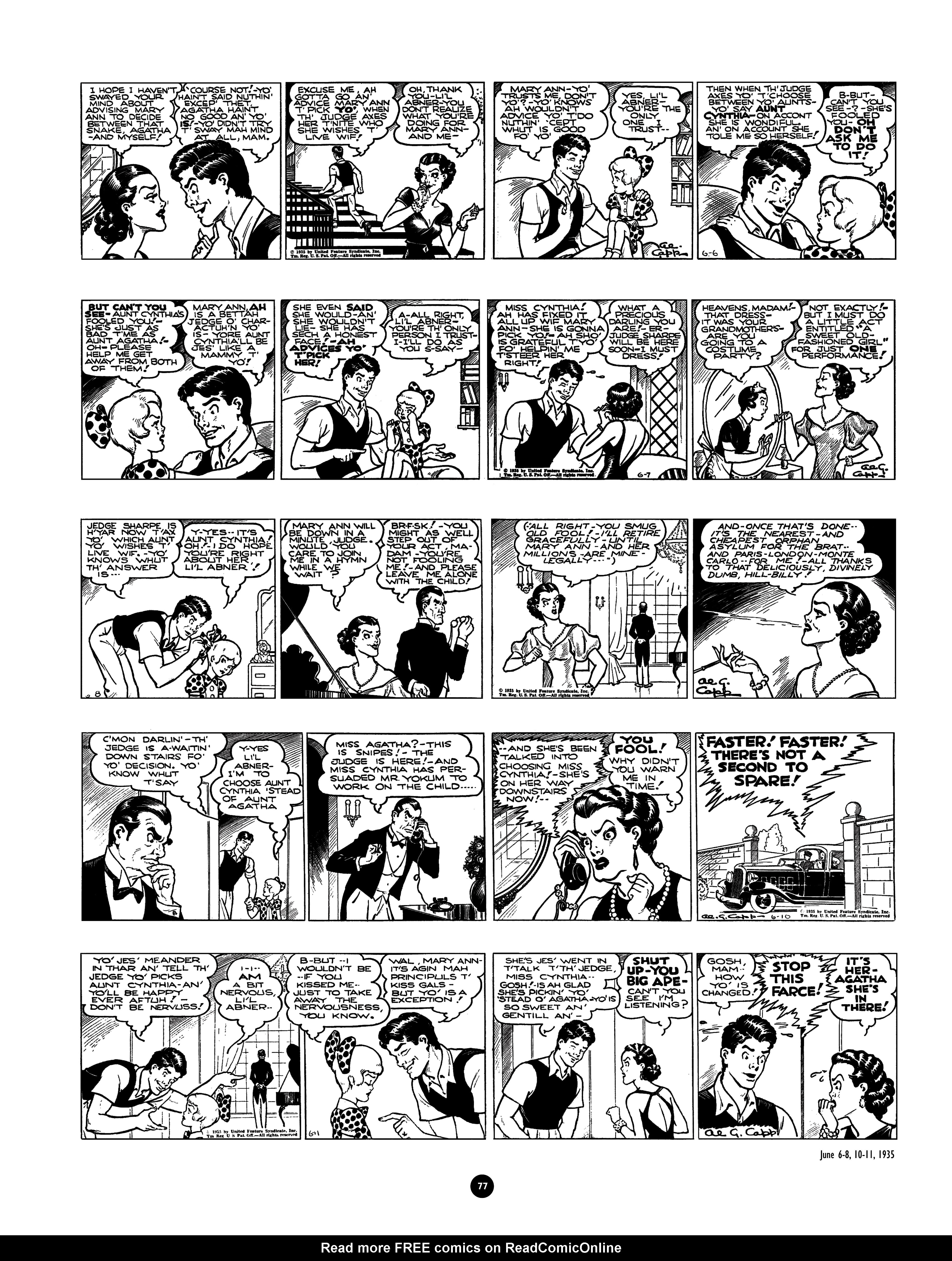 Read online Al Capp's Li'l Abner Complete Daily & Color Sunday Comics comic -  Issue # TPB 1 (Part 1) - 78