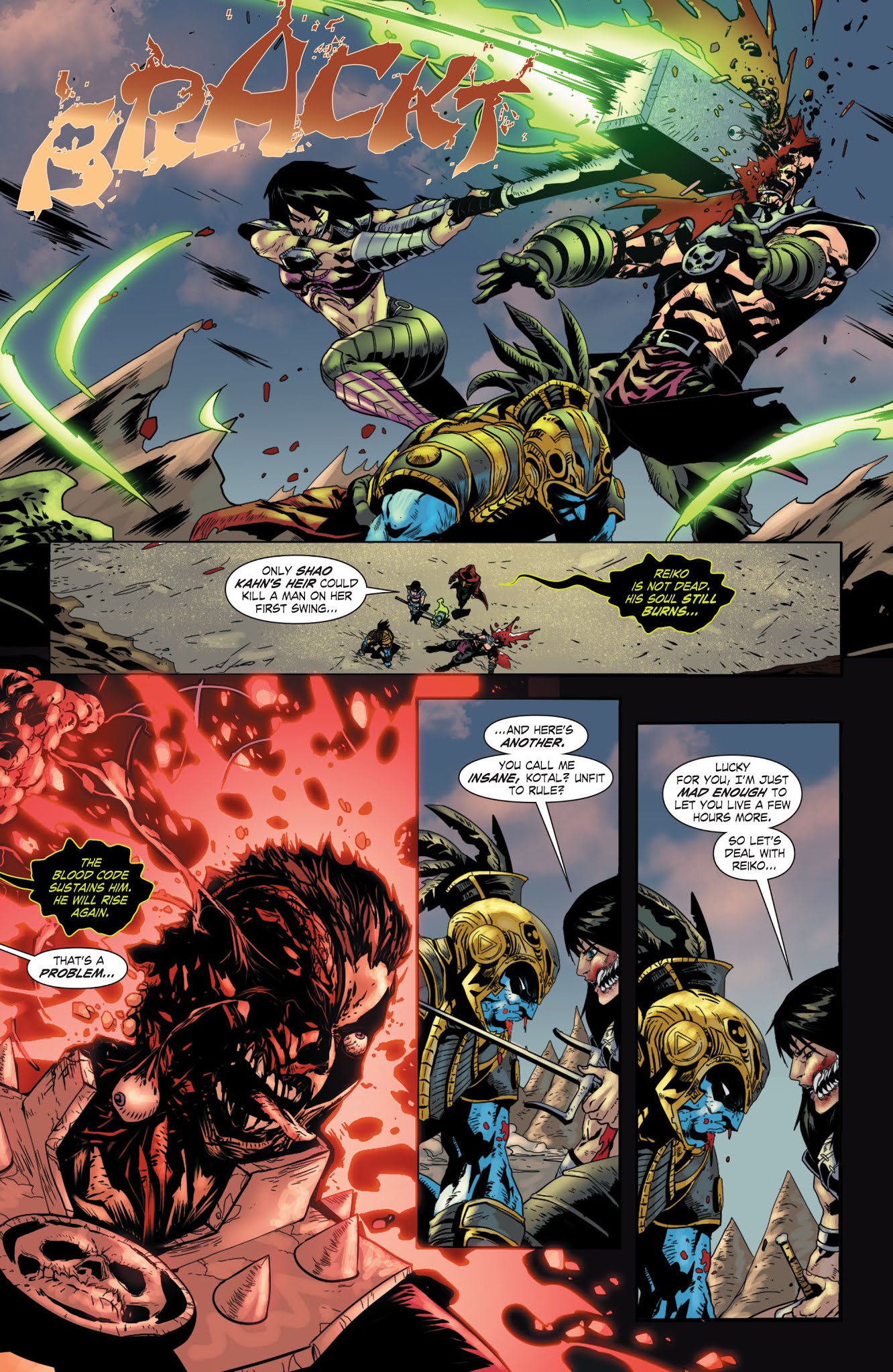 Read online Mortal Kombat X [I] comic -  Issue # _TPB 3 - 21