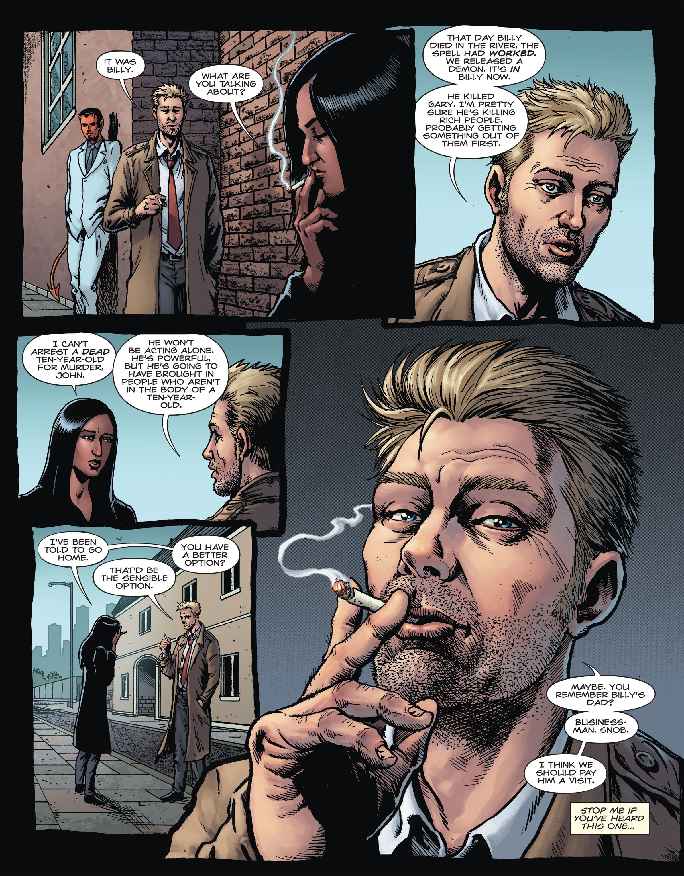 Read online Hellblazer: Rise and Fall comic -  Issue #2 - 17
