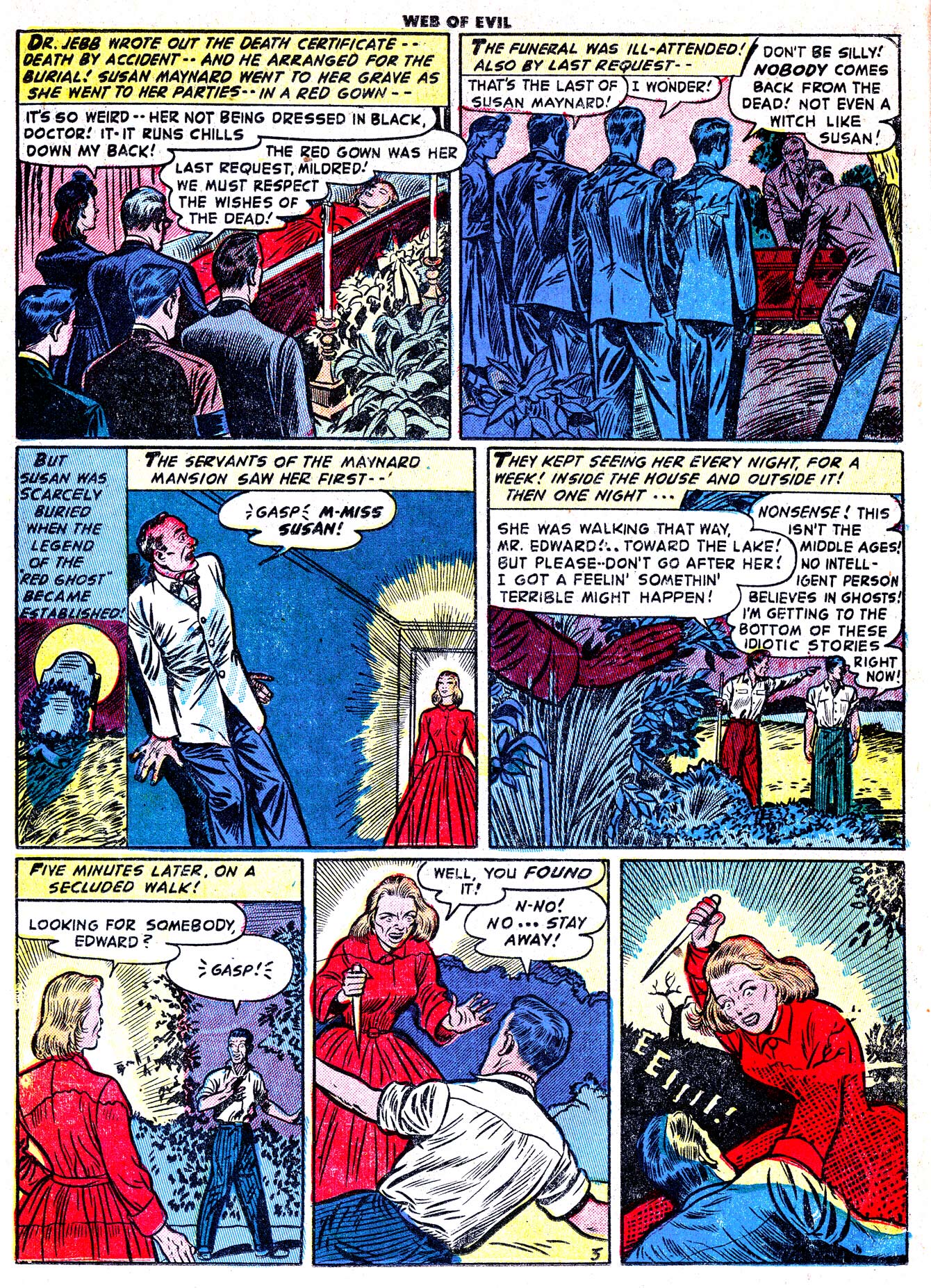Read online Web of Evil comic -  Issue #3 - 14