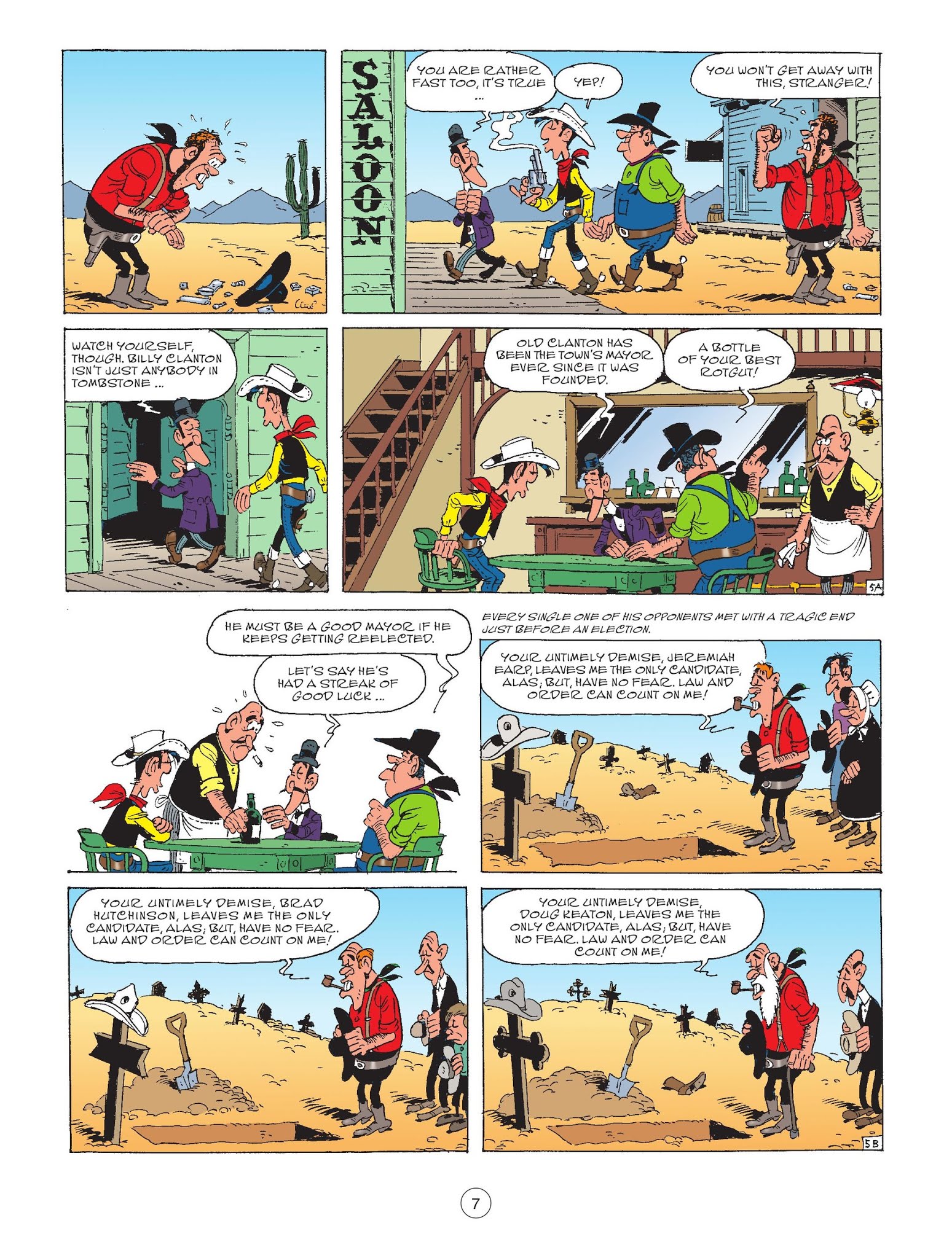 Read online A Lucky Luke Adventure comic -  Issue #70 - 9