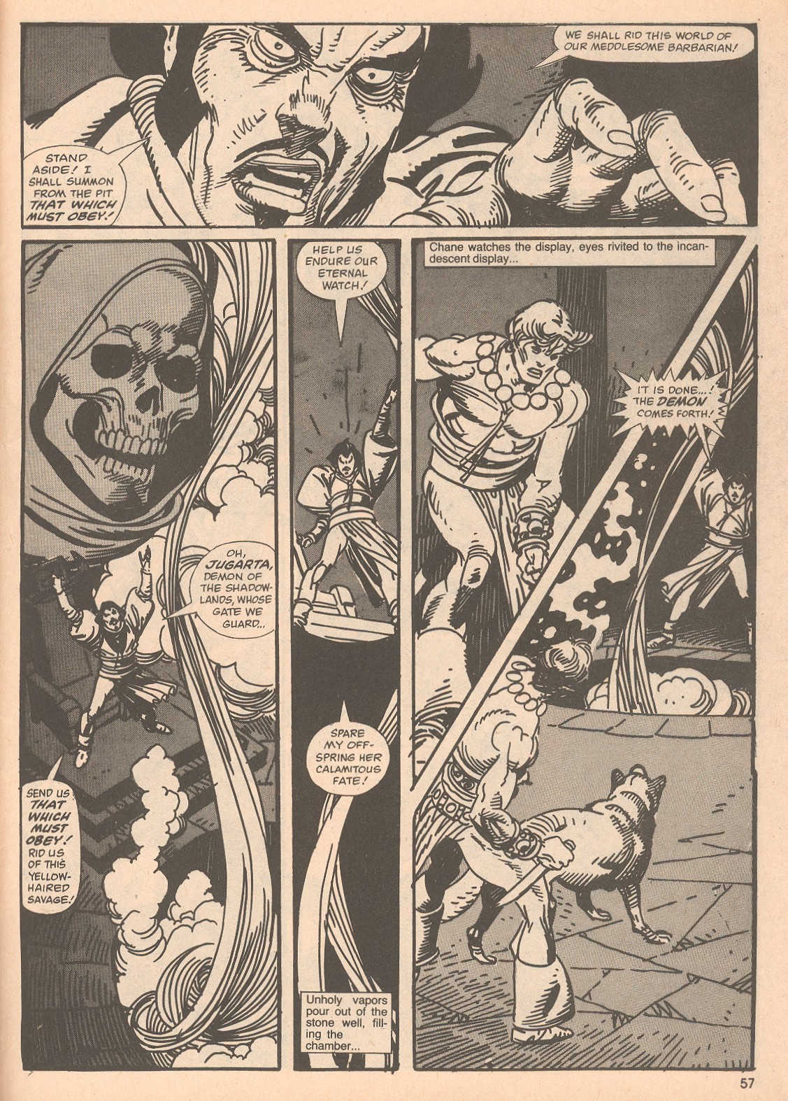 Read online The Savage Sword Of Conan comic -  Issue #67 - 57