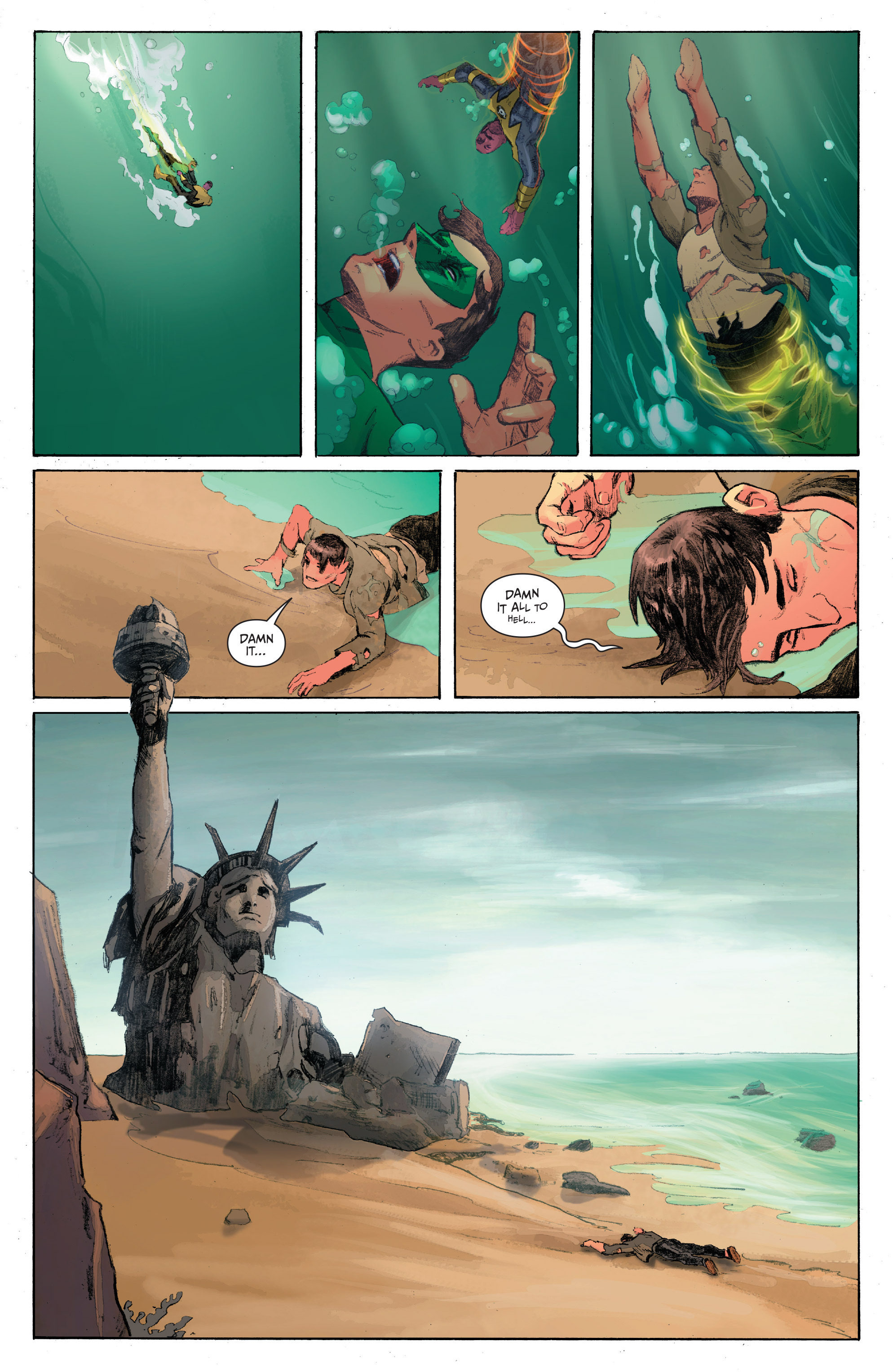 Read online Planet of the Apes/Green Lantern comic -  Issue #1 - 18
