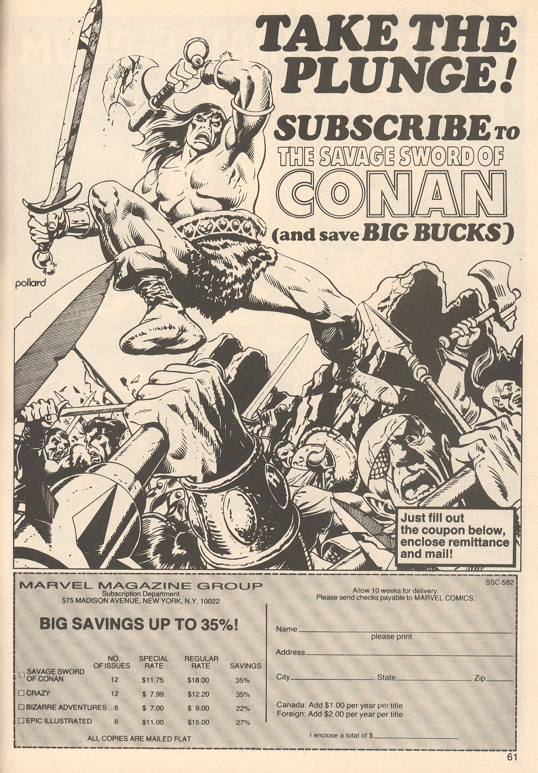 Read online The Savage Sword Of Conan comic -  Issue #76 - 61