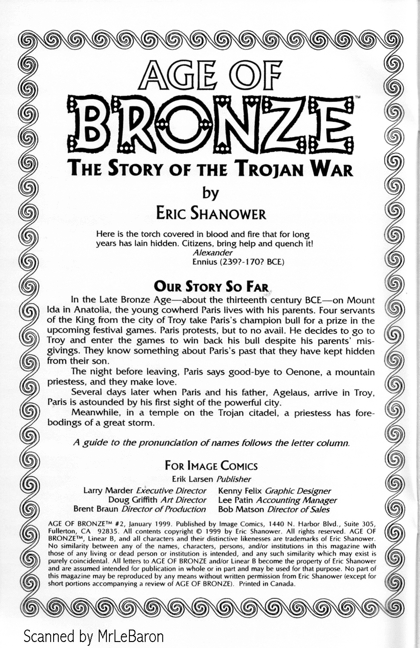 Read online Age of Bronze comic -  Issue #2 - 2