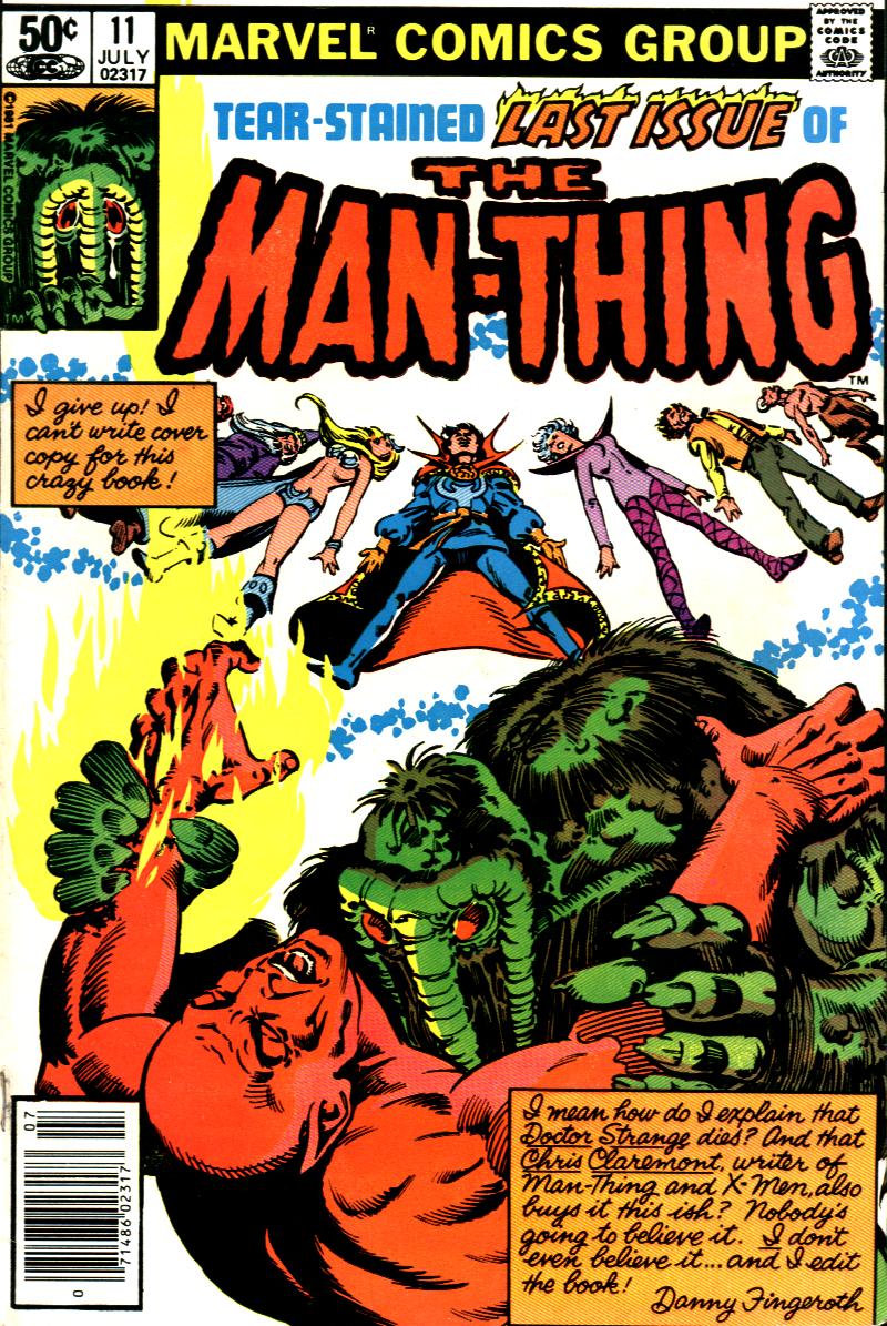 Read online Man-Thing (1979) comic -  Issue #11 - 1