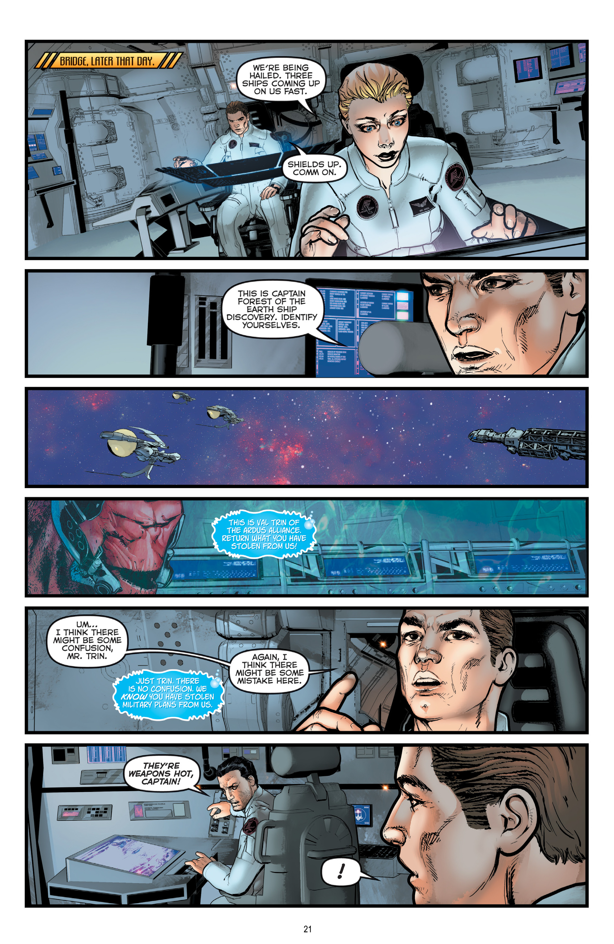 Read online Faster than Light comic -  Issue #6 - 22