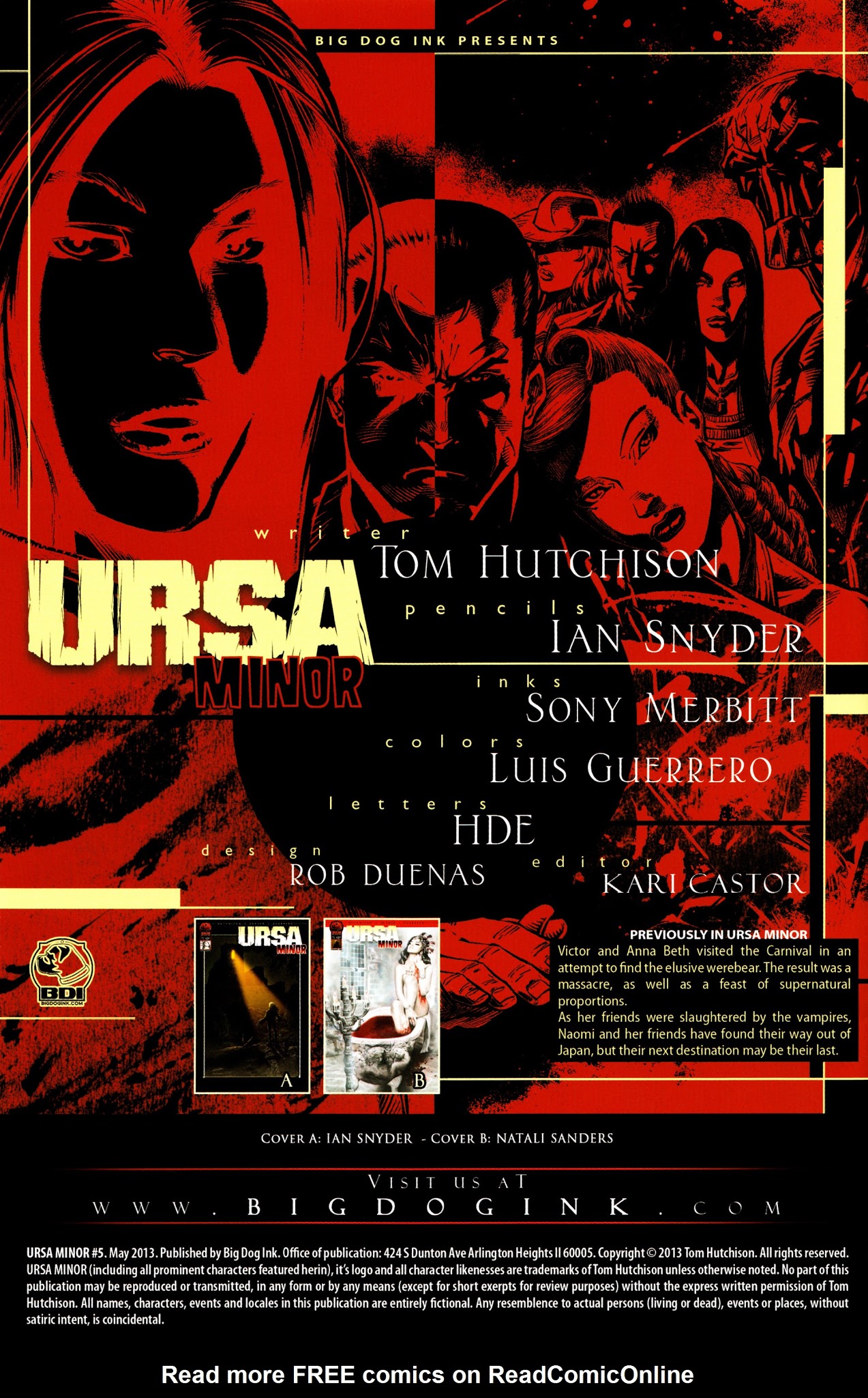 Read online Ursa Minor comic -  Issue #5 - 2