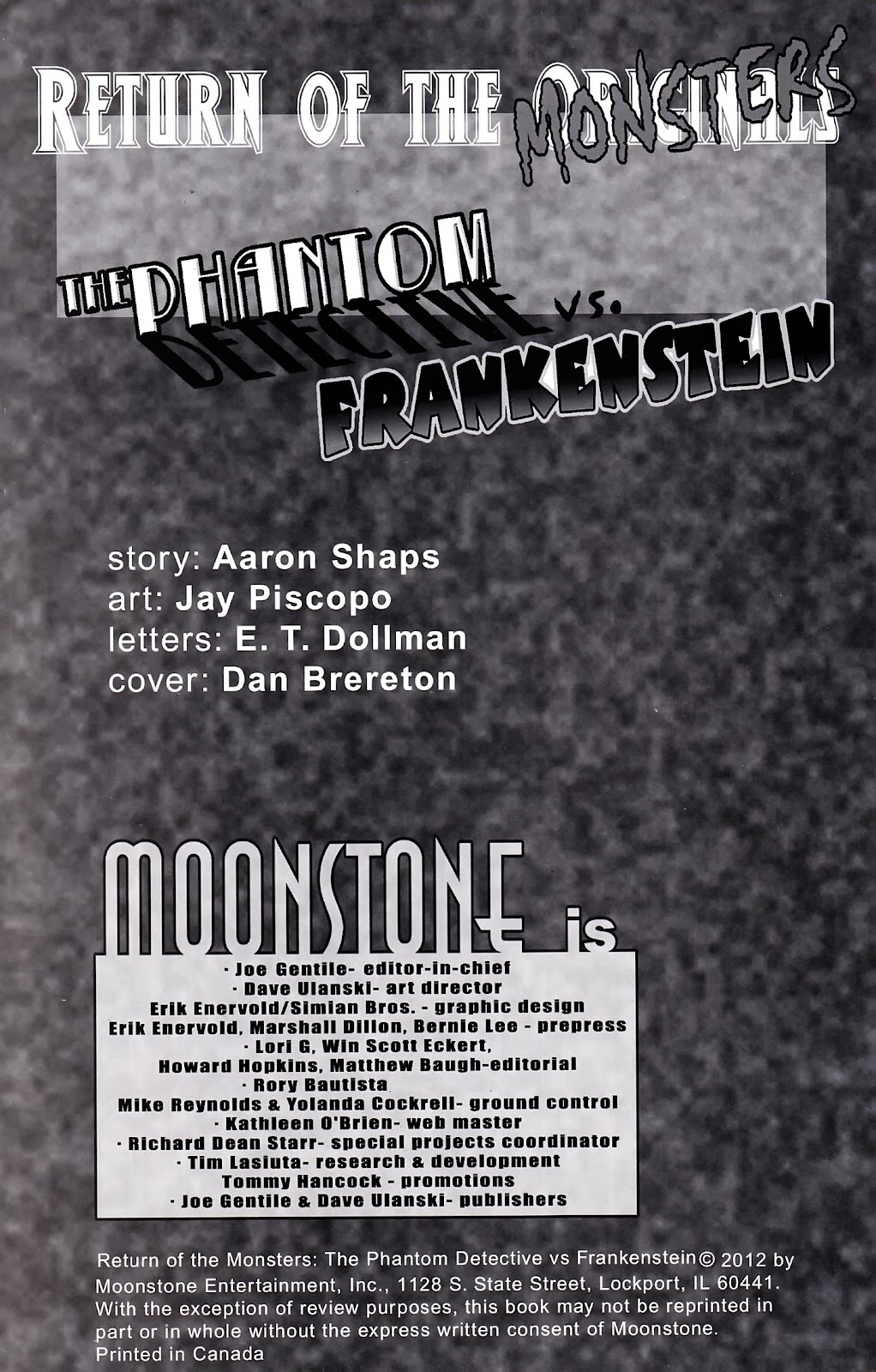Return of the Monsters: Phantom Detective vs Frankenstein issue Full - Page 2